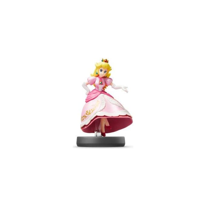 Nintendo NIFA0002 Amiibo Super Smash Bros Collection Mini Figura Peach NFC compatibile Wii U Nintendo 3DS Switch colore Multicolore