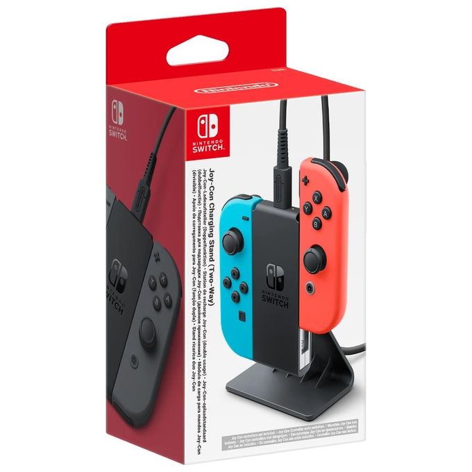 Nintendo - Stand Ricarica Duo Joy-con-nero