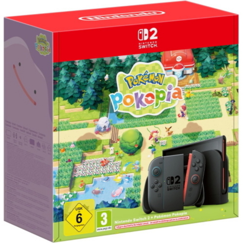 Nintendo switch 2 black + pokemon pokopia