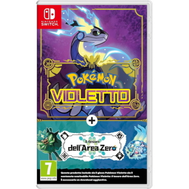 Nintendo switch pokemon violetto + espansione il tesoro dell`area zero edizione italiana