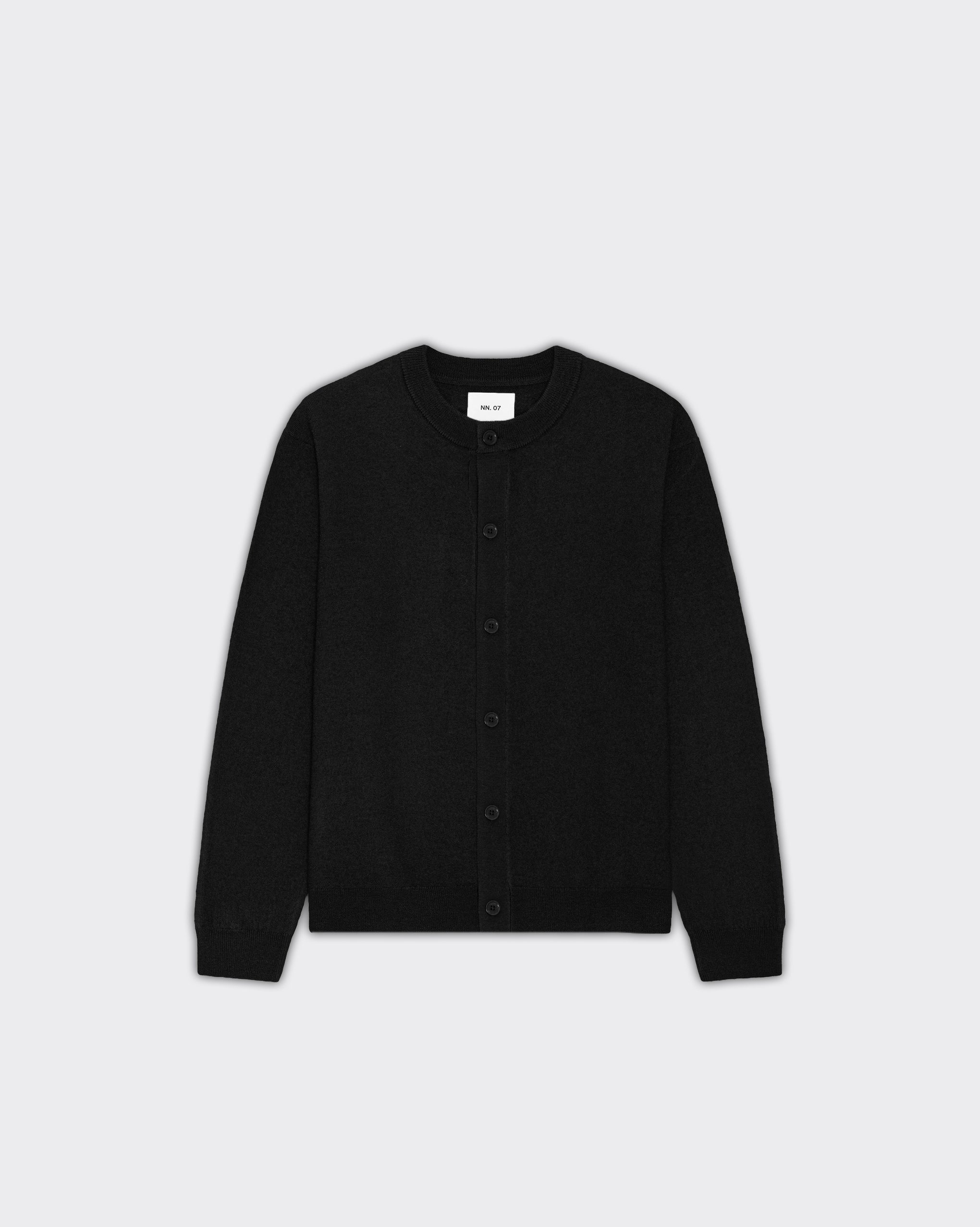 NN07 Cardigan Jasper Nero