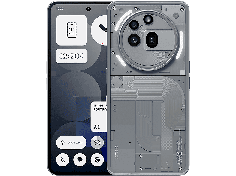 NOTHING PHONE (3A) PRO 12/256, 256 GB, GREY