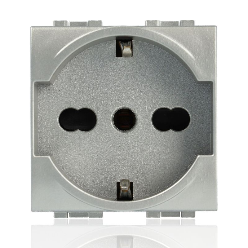 Nt4140/16 - Presa Standard Tedesco E Bipasso 10/16a 250 V Ac - Livinglight - Bticino