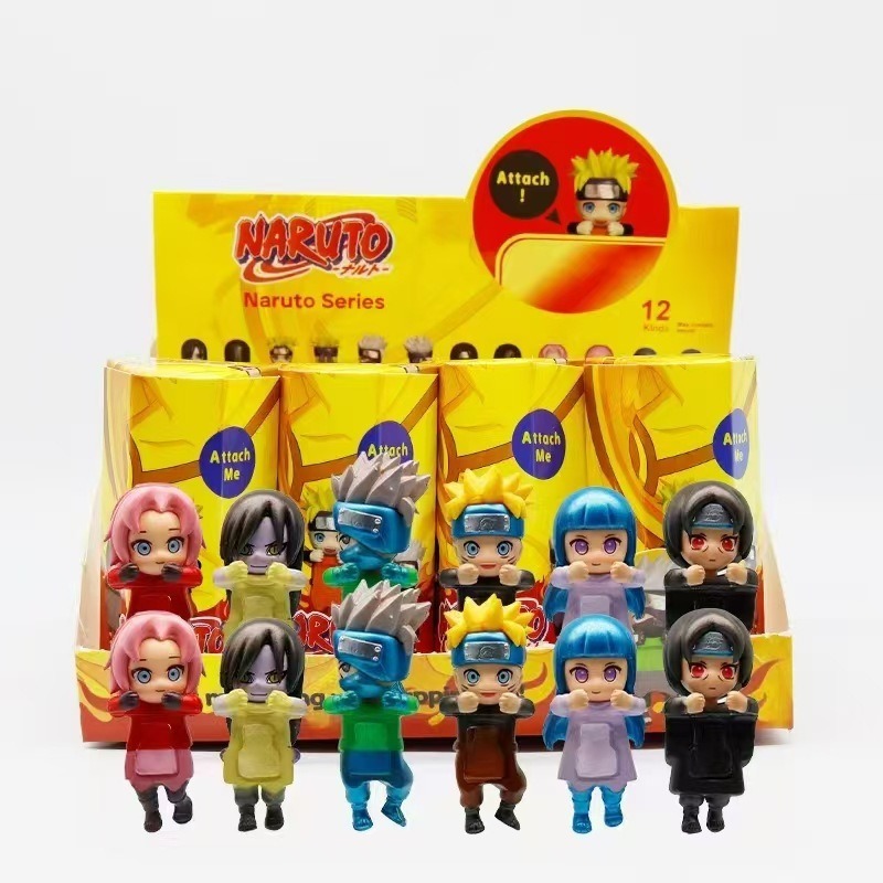 Nuova Serie Naruto Blind Box, Miniature Anime, Ornamento, Ciondolo, Giocattolo, Regalo di Compleanno, Decorazione per Auto, Schermo del Computer Desktop 2026