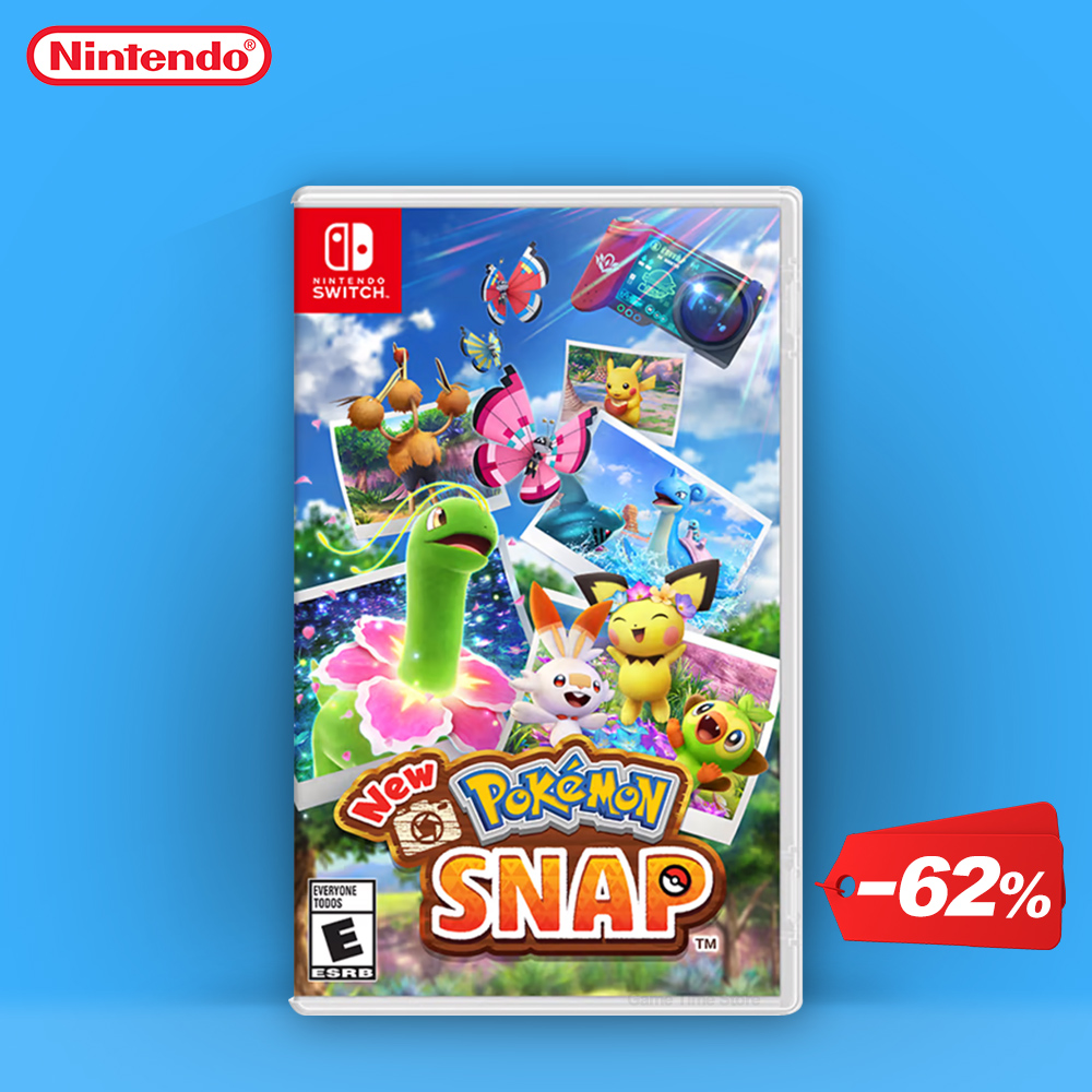 Nuove offerte di giochi Pokemon Snap Nintendo Switch Scheda di gioco fisica originale ufficiale al 100% 1 lettore per console di gioco Switch OLED Lite