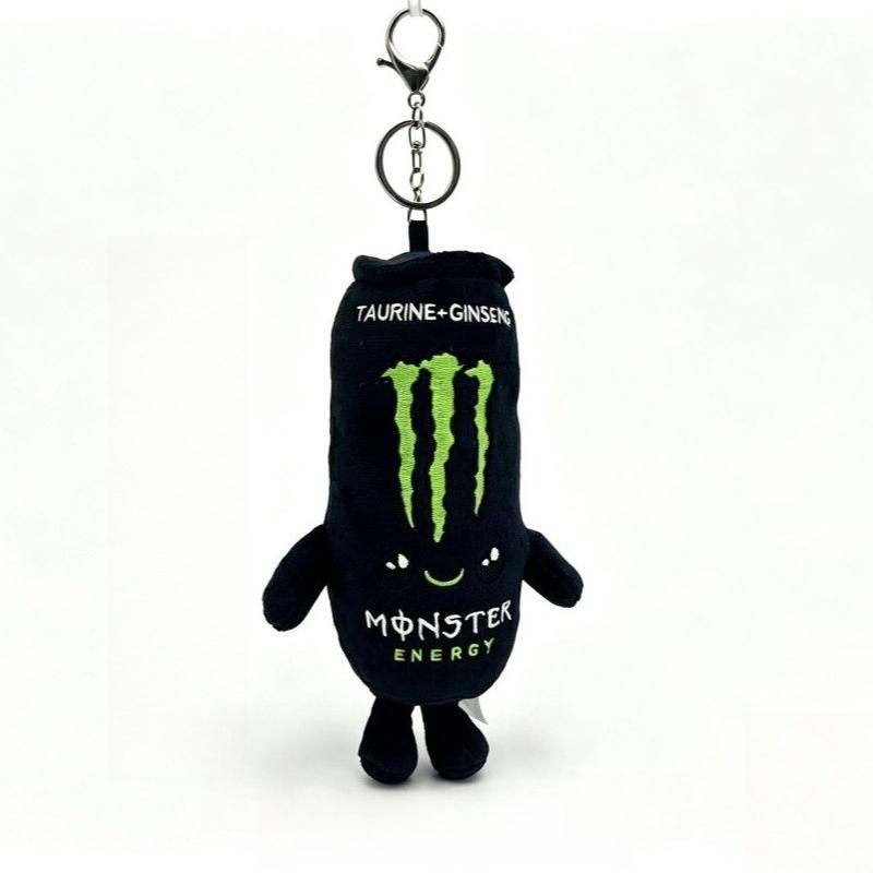 Nuovo Peluche Carino Zero Zuccheri Monster Energy Drink Carino Peluche a Forma di Lattina di Bevanda Energetica Multicolore Morbido Figure Arredamento Casa Regalo da Collezione 15cm nero