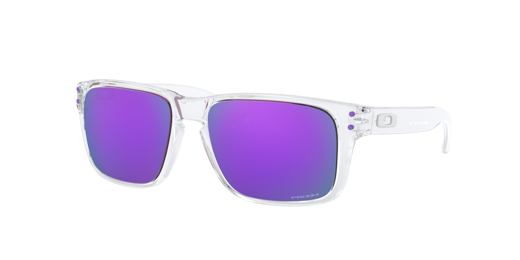 Oakley Bambino Oakley OJ9007 HOLBROOK XS 900710 Occhiali da sole bambino O_Matter Trasparente Viola Squadrata Normale Prizm