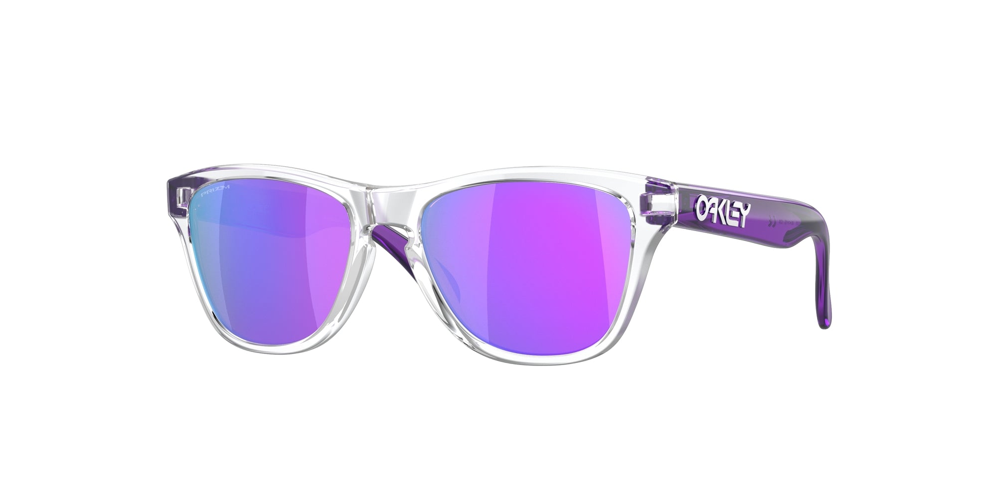 Oakley Bambino Oakley OJ9009 FROGSKINS XXS 900903 Occhiali da sole bambino O_Matter Trasparente Viola Squadrata Normale Prizm