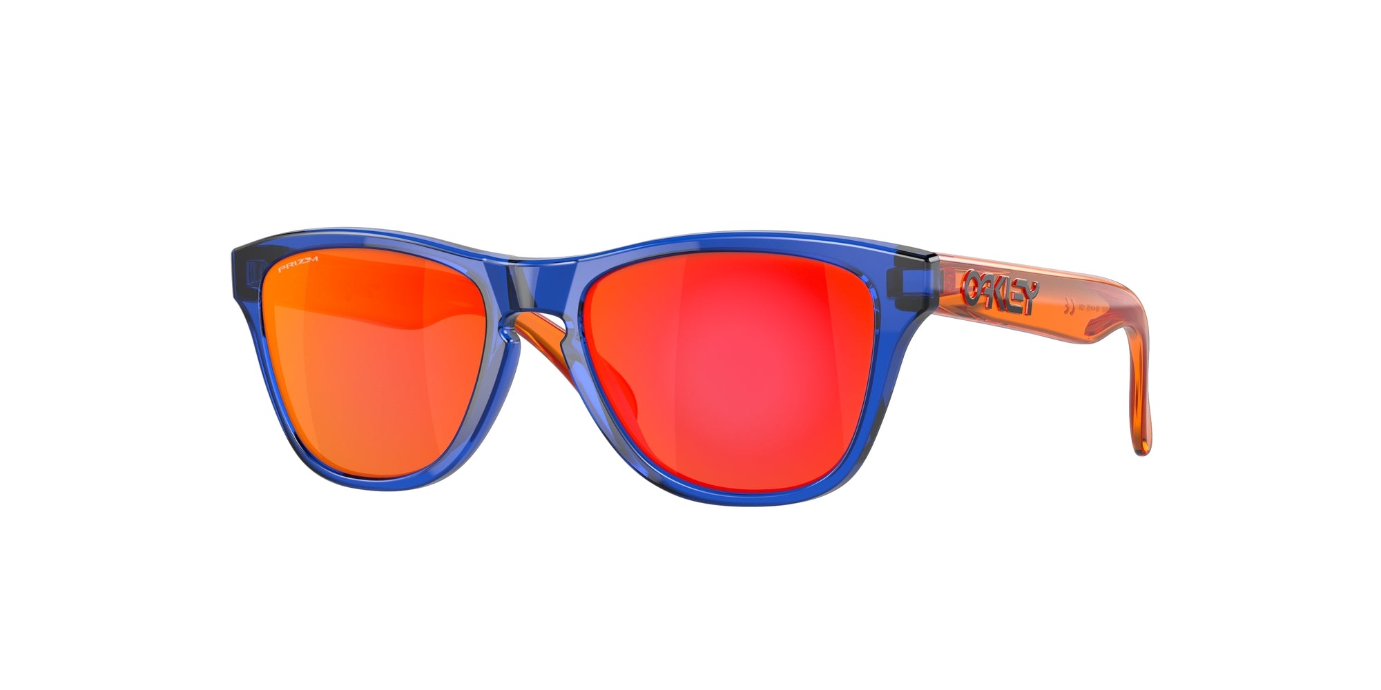 Oakley Bambino Oakley OJ9009 FROGSKINS XXS 900906 Occhiali da sole bambino O_Matter Blu Rosso Squadrata Normale Prizm