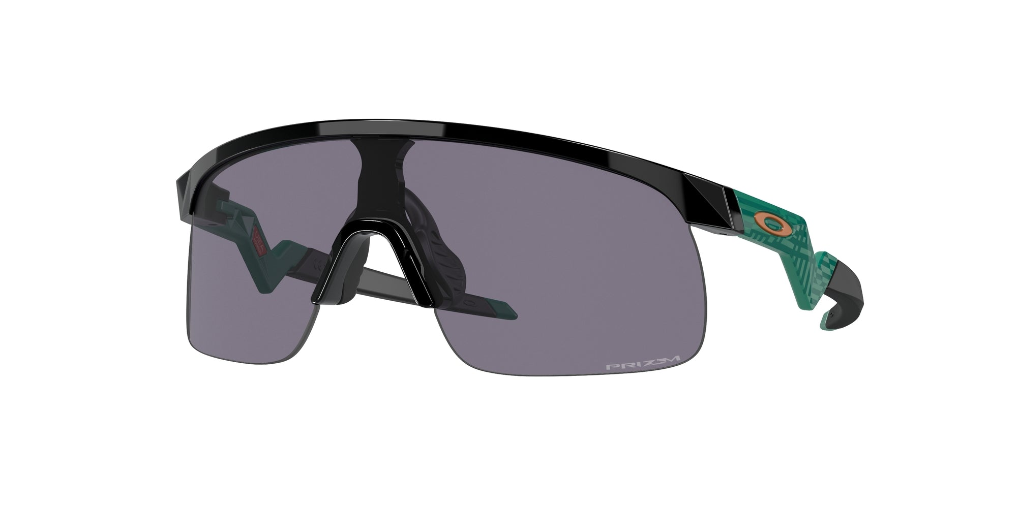 Oakley Bambino Oakley OJ9010 RESISTOR 901020 Occhiali da sole bambino O_Matter Nero Grigio Maschera Normale Prizm