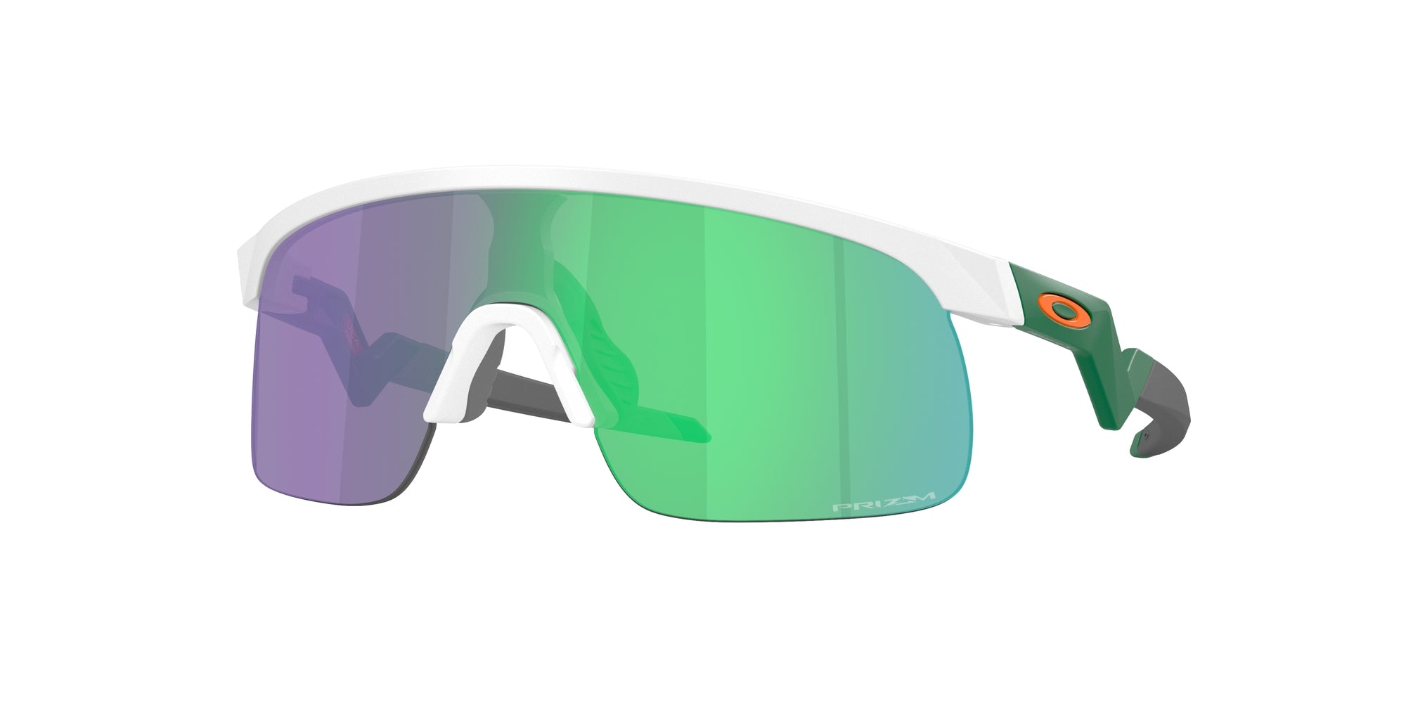 Oakley Bambino Oakley OJ9010 RESISTOR 901033 Occhiali da sole bambino O_Matter Bianco Verde Maschera Normale