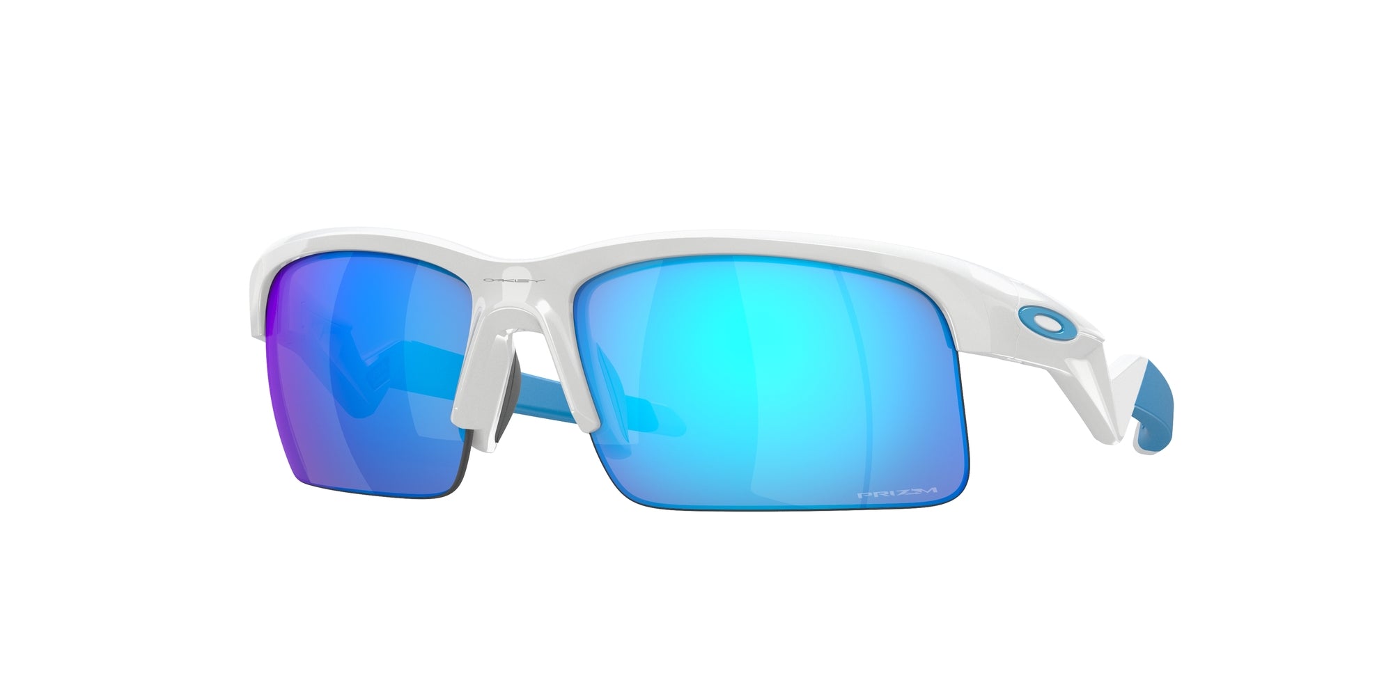 Oakley Bambino Oakley OJ9013 CAPACITOR 901302 Occhiali da sole bambino O_Matter Bianco Blu Squadrata Normale Prizm