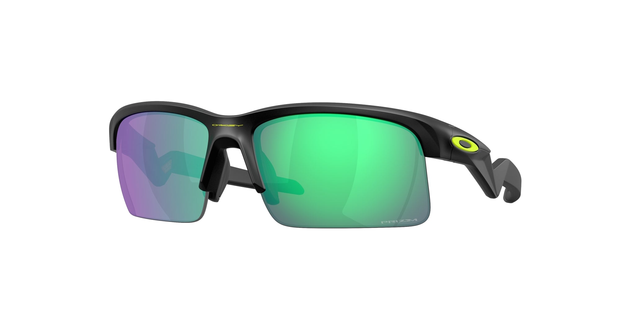 Oakley Bambino Oakley OJ9013 CAPACITOR 901311 Occhiali da sole bambino O_Matter Nero Verde Squadrata Normale