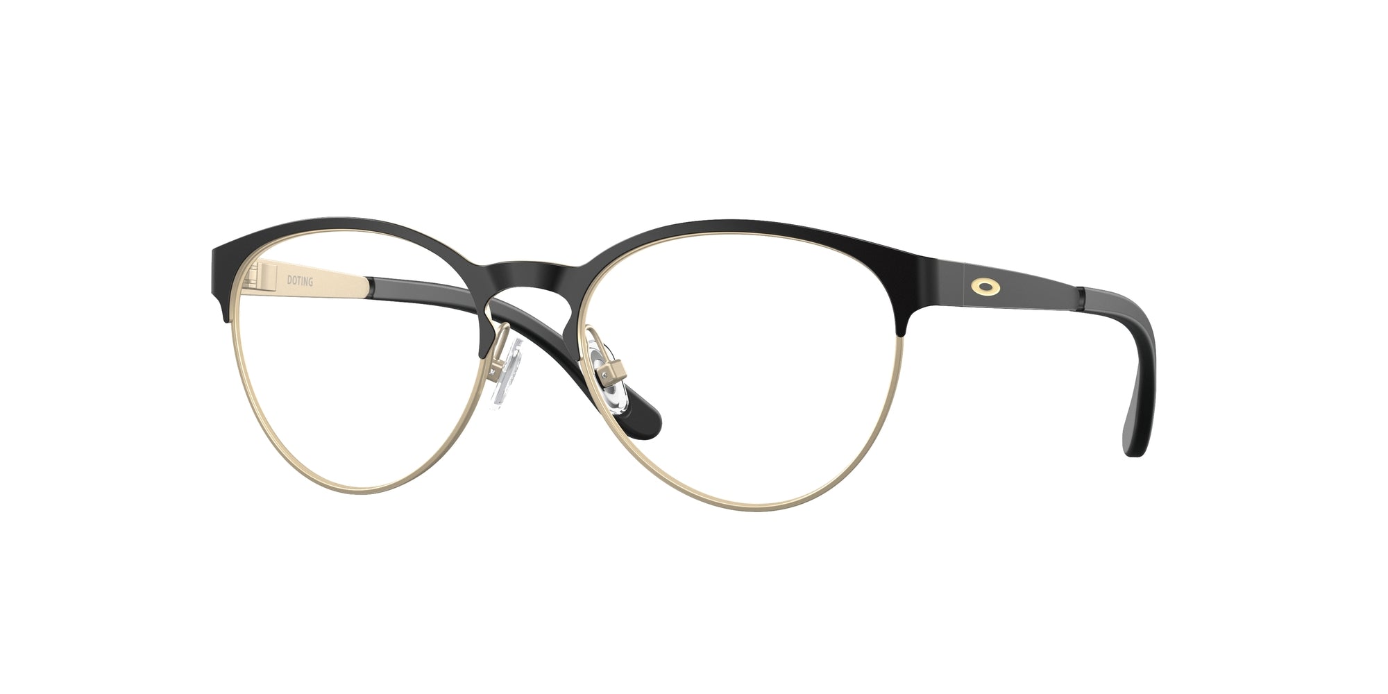Oakley Bambino Oakley OY3005 DOTING 300501 Montature da vista bambino Metallo Nero Trasparente Rotonda Normale Oakley Bambino Oakley OY3005 DOTING 300501 Montature da vista bambino Metallo Nero Trasparente Rotonda Normale