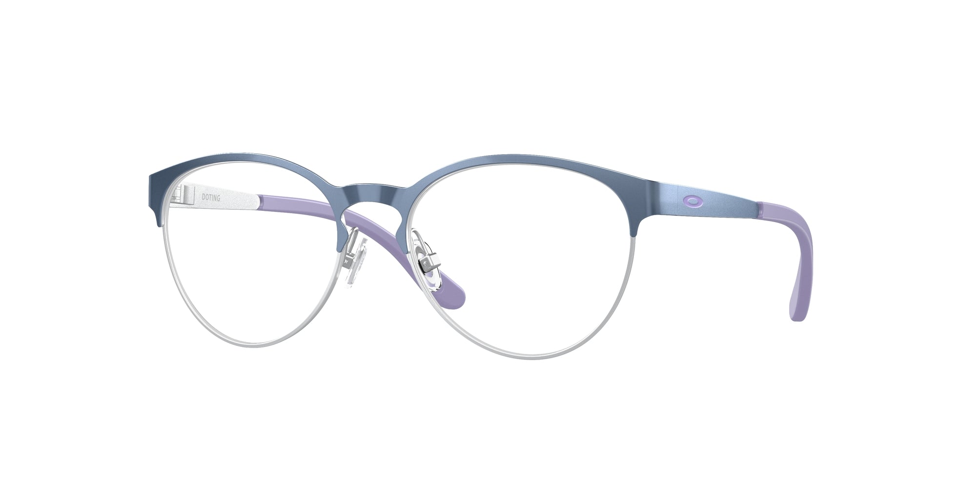 Oakley Bambino Oakley OY3005 DOTING 300503 Montature da vista bambino Metallo Blu Trasparente Rotonda Normale Oakley Bambino Oakley OY3005 DOTING 300503 Montature da vista bambino Metallo Blu Trasparente Rotonda Normale