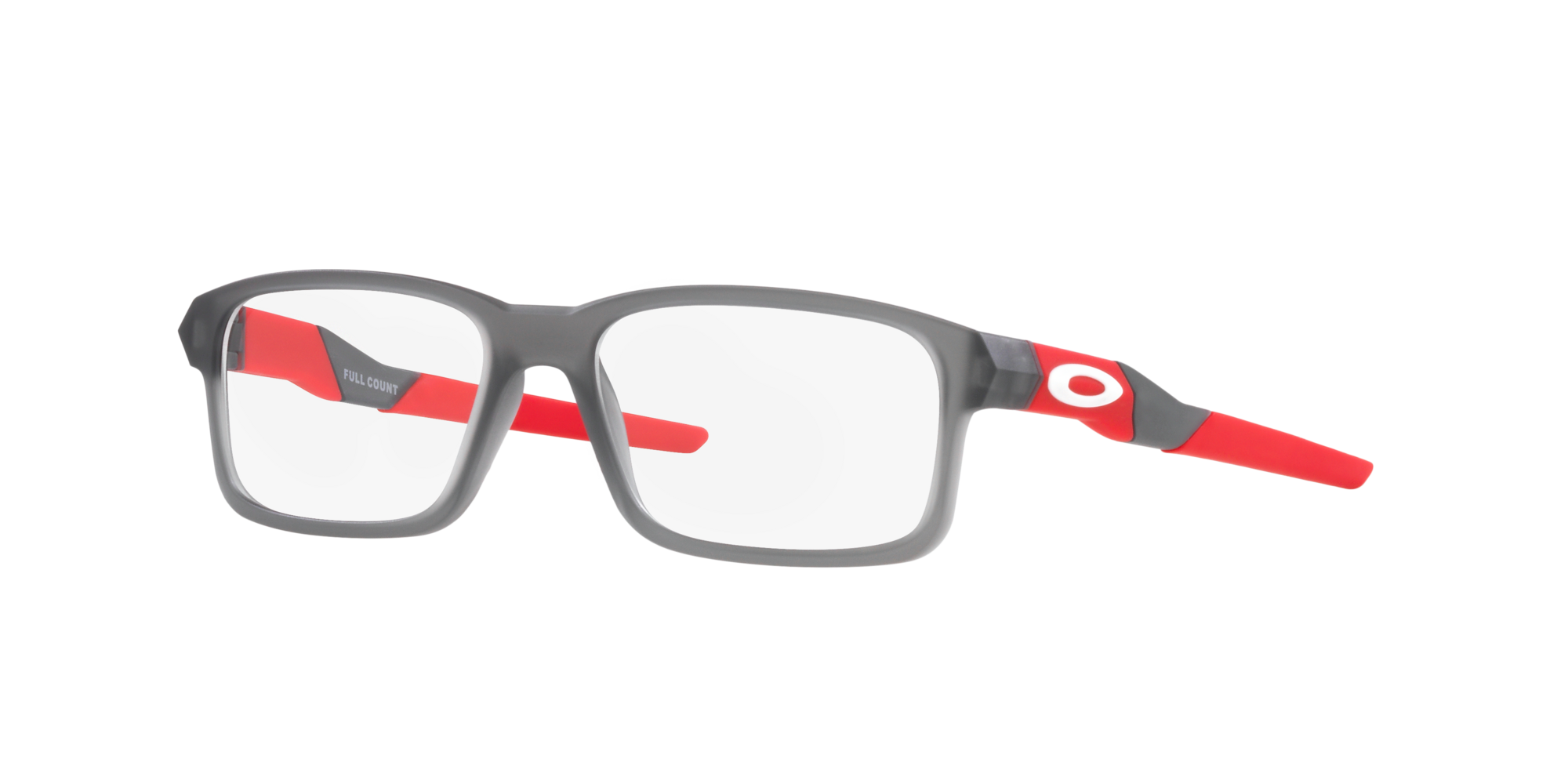 Oakley Bambino Oakley OY8013 FULL COUNT 801303 Montature da vista bambino O_Matter Grigio Trasparente Squadrata Normale