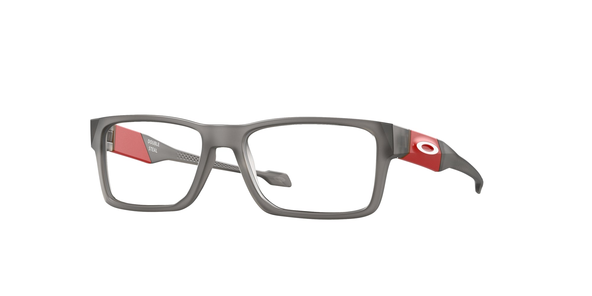 Oakley Bambino Oakley OY8020 DOUBLE STEAL 802002 Montature da vista bambino O_Matter Grigio Squadrata Normale