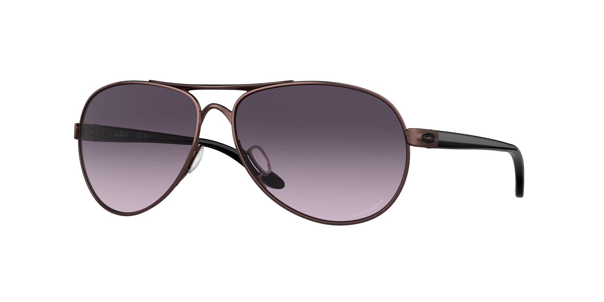 Oakley Donna Oakley OO4079 FEEDBACK 407948 Occhiali da sole Metallo Rosso Grigio Rotonda Normale Sfumato Oakley Donna Oakley OO4079 FEEDBACK 407948 Occhiali da sole Metallo Rosso Grigio Rotonda Normale Sfumato