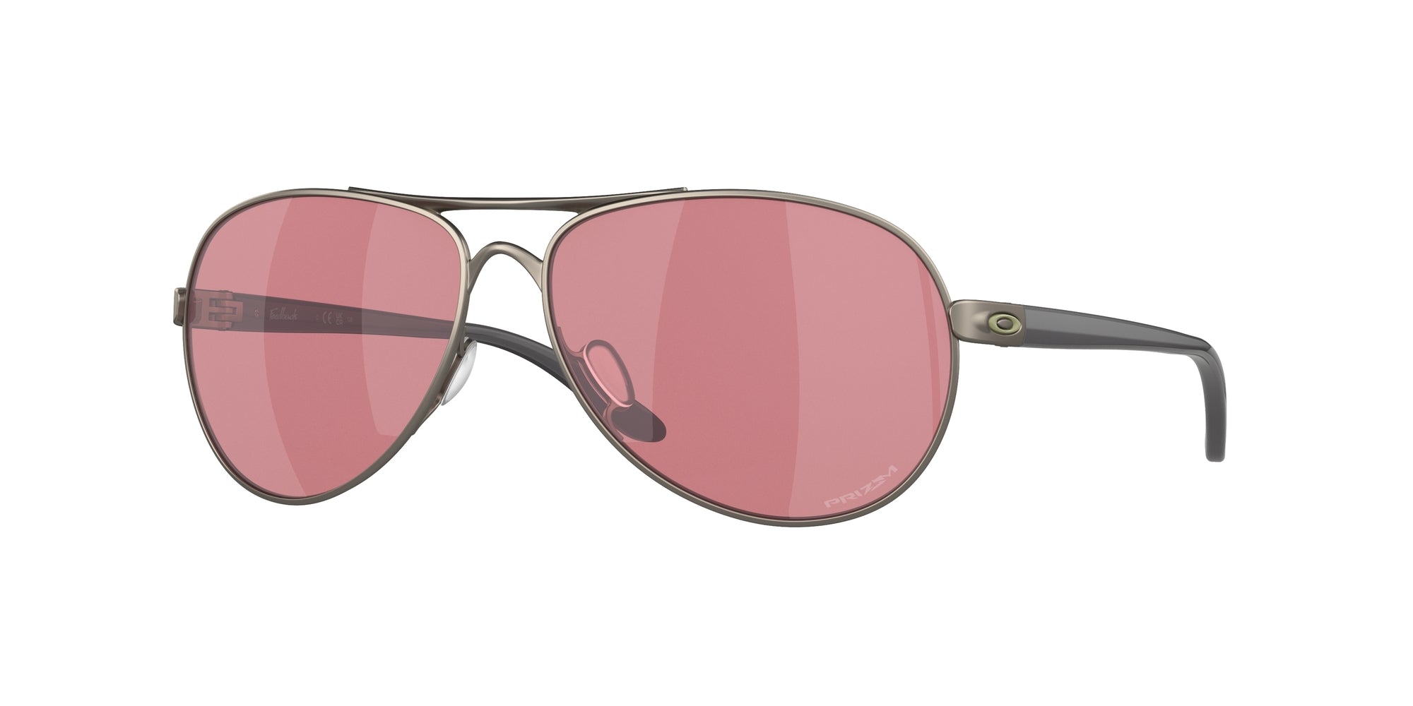 Oakley Donna Oakley OO4079 FEEDBACK 407949 Occhiali da sole Metallo Grigio Viola Rotonda Normale Prizm Oakley Donna Oakley OO4079 FEEDBACK 407949 Occhiali da sole Metallo Grigio Viola Rotonda Normale Prizm