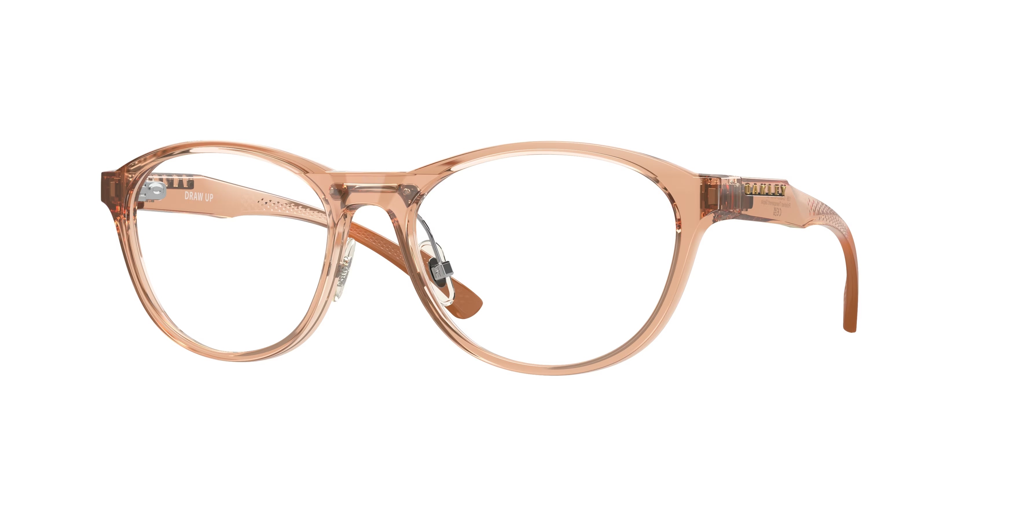 Oakley Donna Oakley OX8057 DRAW UP 805707 Montature da vista O_Matter Arancione Rotonda Normale