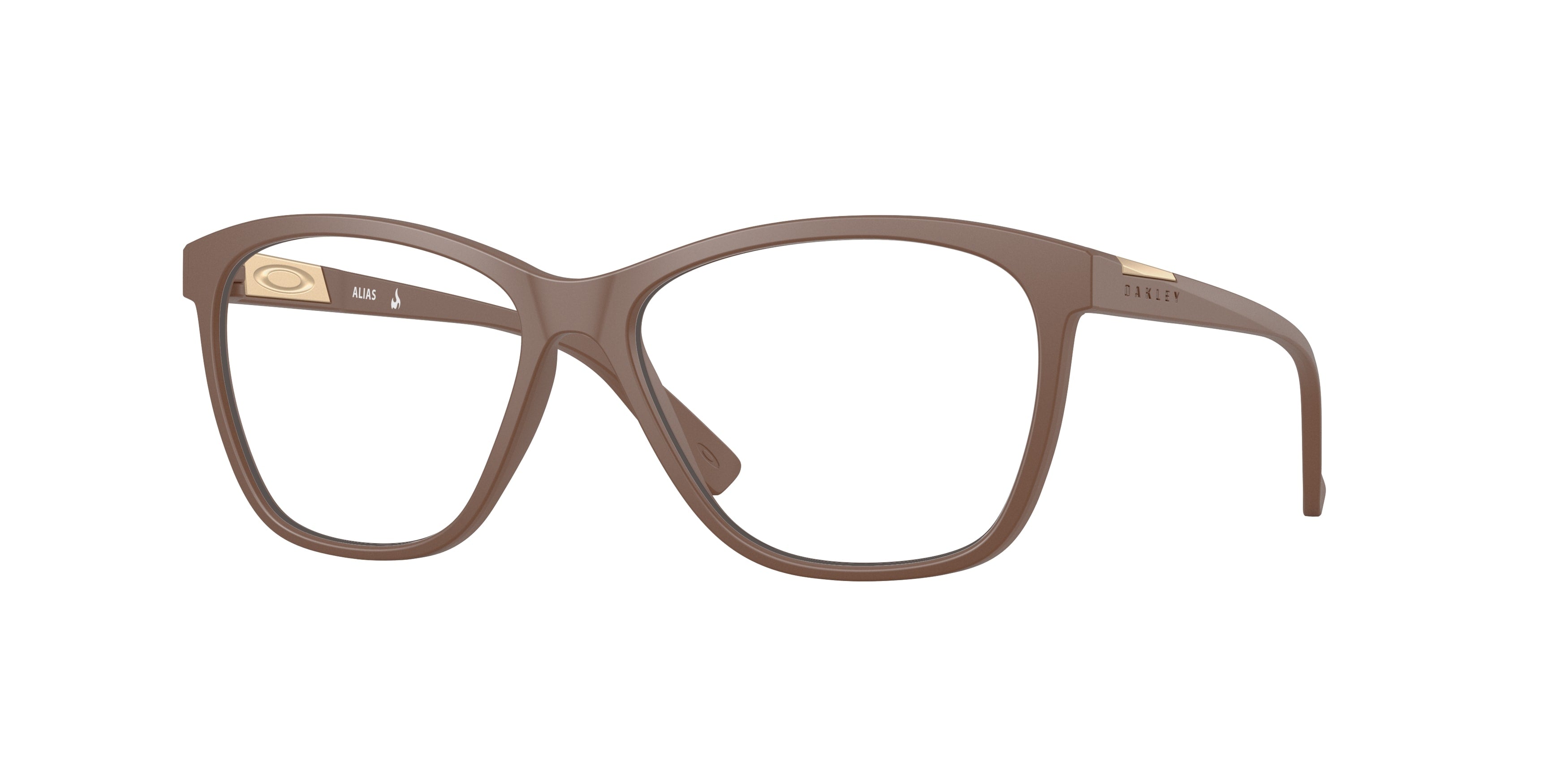 Oakley Donna Oakley OX8155 ALIAS 815514 Montature da vista O_Matter Viola Trasparente Rotonda Normale