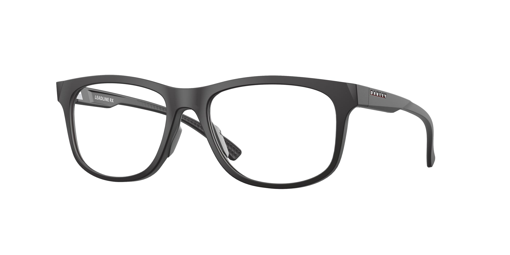 Oakley Donna Oakley OX8175 LEADLINE RX 817501 Montature da vista O_Matter Nero Trasparente Squadrata Normale