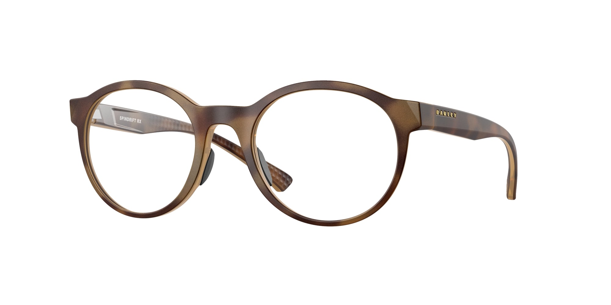 Oakley Donna Oakley OX8176 SPINDRIFT RX 817602 Montature da vista Plastica Marrone Rotonda