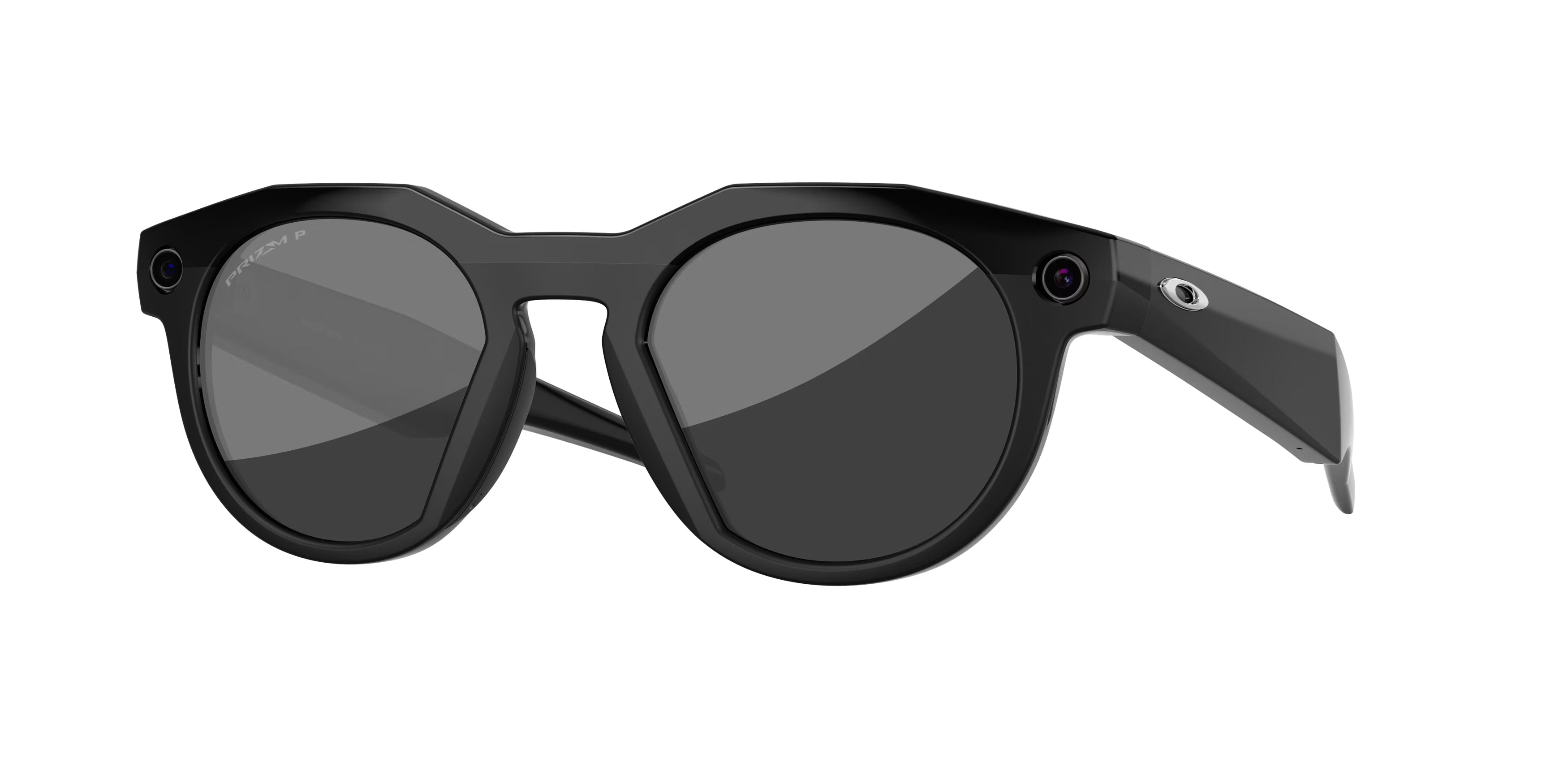Oakley Unisex Oakley Meta OW8002 Hstn 800203 Smart glasses O_Matter Nero Grigio Rotonda Polarizzata