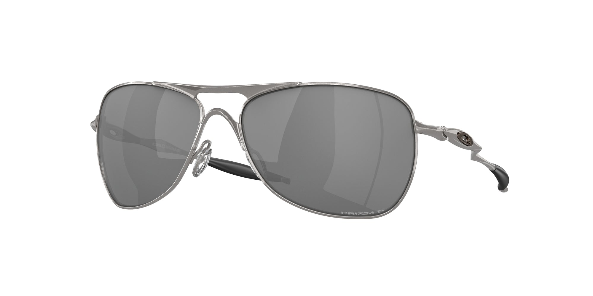 Oakley Unisex Oakley OO4060 CROSSHAIR 406022 Occhiali da sole Metallo Grigio Grigio Squadrata Polarizzata Prizm Oakley Unisex Oakley OO4060 CROSSHAIR 406022 Occhiali da sole Metallo Grigio Grigio Squadrata Polarizzata Prizm