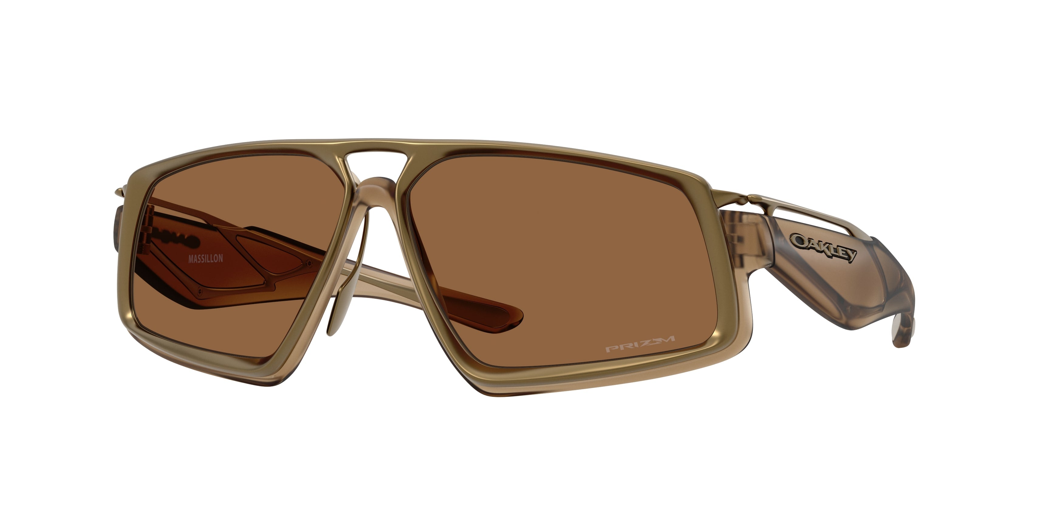 Oakley Unisex Oakley OO6029 MASSILLON 602903 Occhiali da sole Titanio Marrone Bronzo Squadrata Normale Oakley Unisex Oakley OO6029 MASSILLON 602903 Occhiali da sole Titanio Marrone Bronzo Squadrata Normale