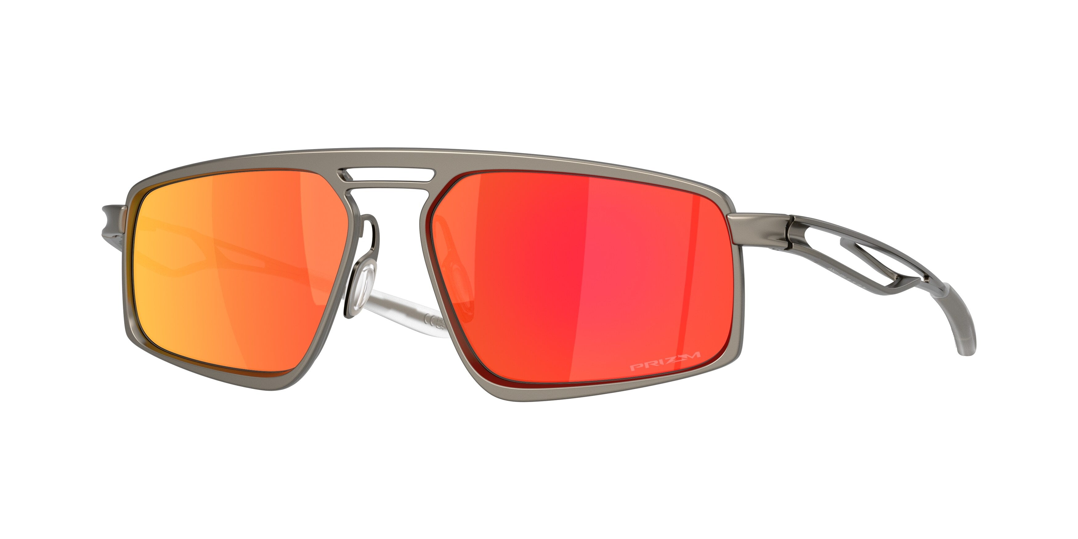 Oakley Unisex Oakley OO6031 BUSHWICK 603102 Occhiali da sole Titanio Grigio Rosso Squadrata Normale Oakley Unisex Oakley OO6031 BUSHWICK 603102 Occhiali da sole Titanio Grigio Rosso Squadrata Normale