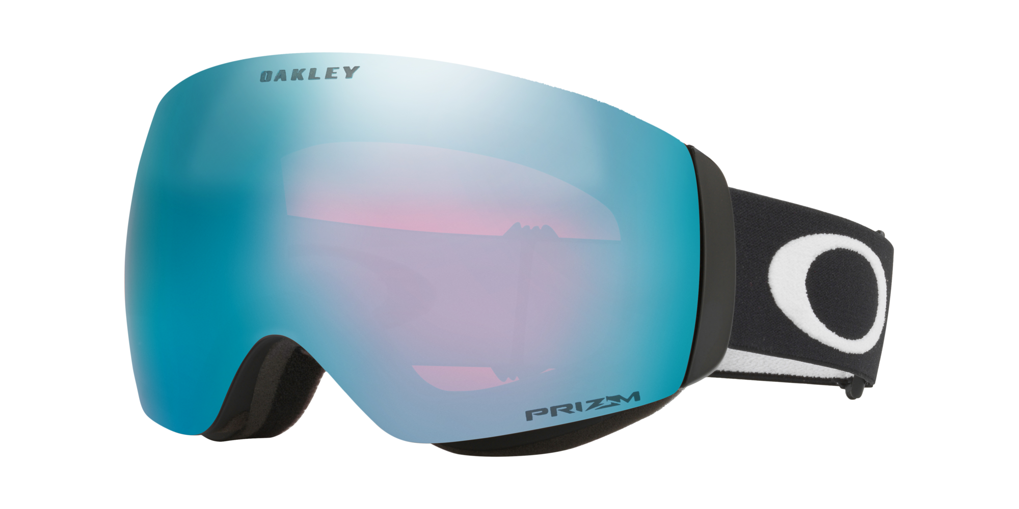 Oakley Unisex Oakley OO7064 FLIGHT DECK M 706441 Maschere da sci O_Matter Nero Blu Maschera Normale Prizm