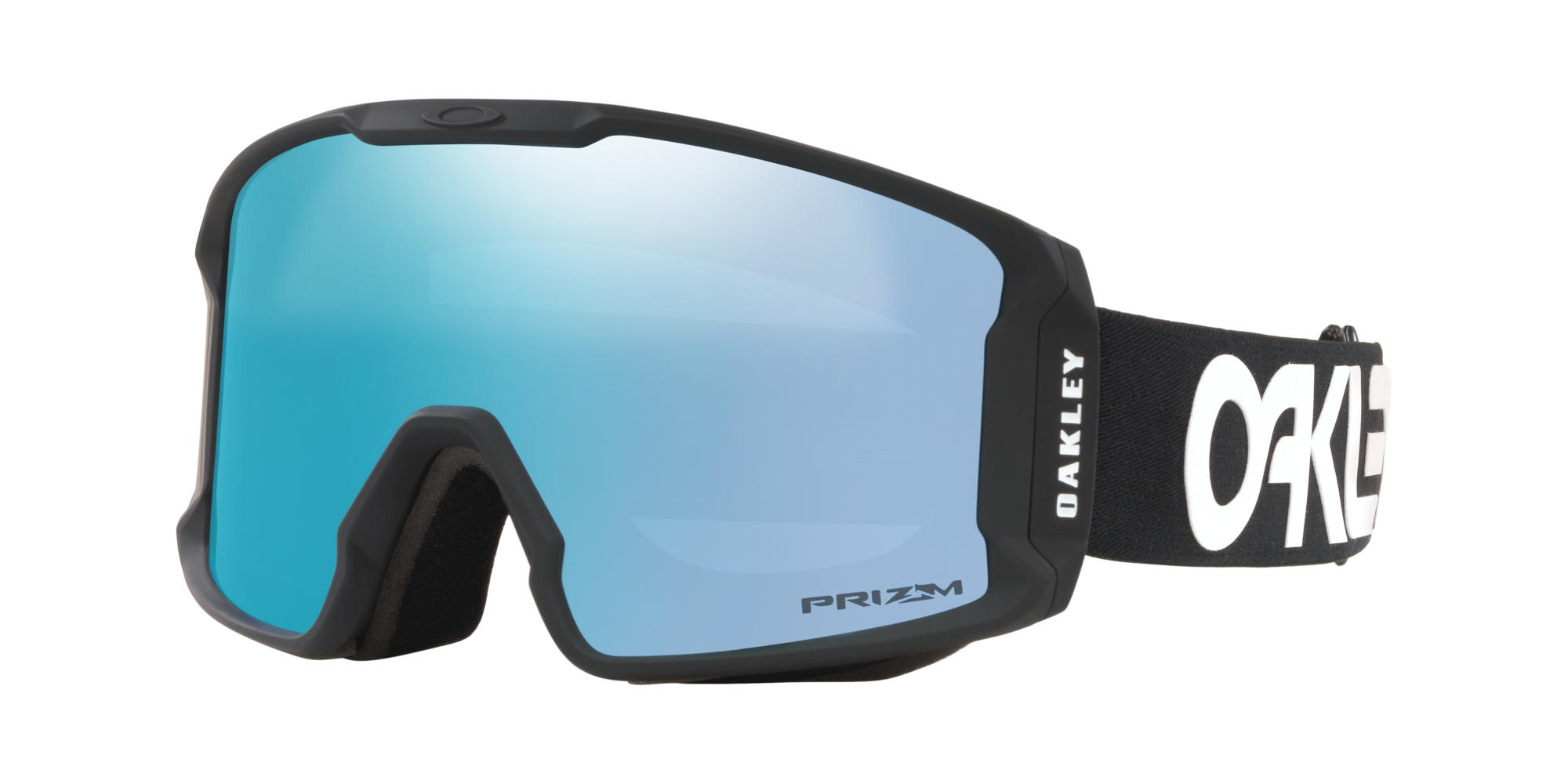 Oakley Unisex Oakley OO7093 LINE MINER M 709333 Maschere da sci O_Matter Nero Blu Maschera Normale Prizm