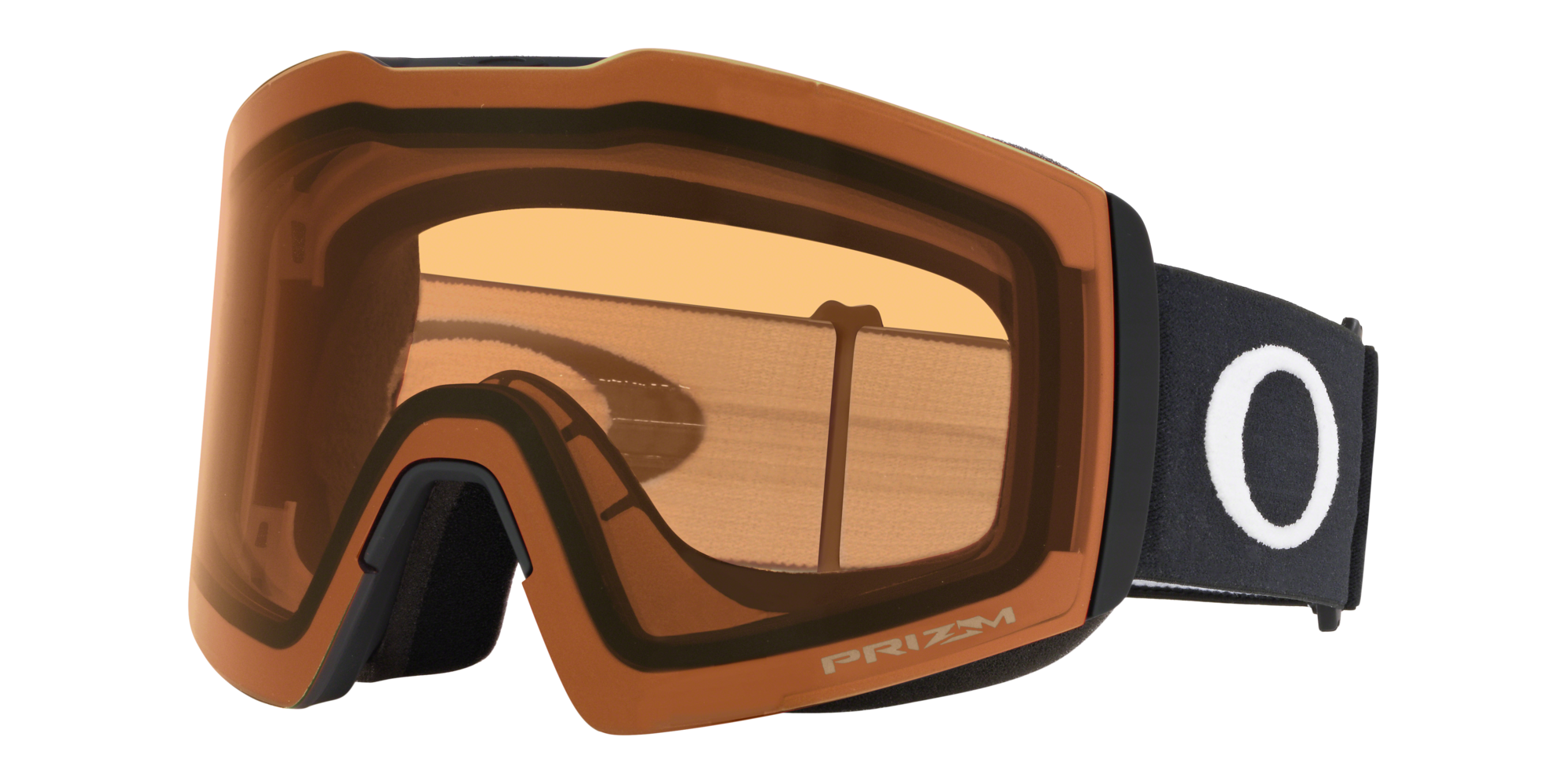 Oakley Unisex Oakley OO7099 FALL LINE L 709918 Maschere da sci O_Matter Nero Marrone Maschera Normale Prizm