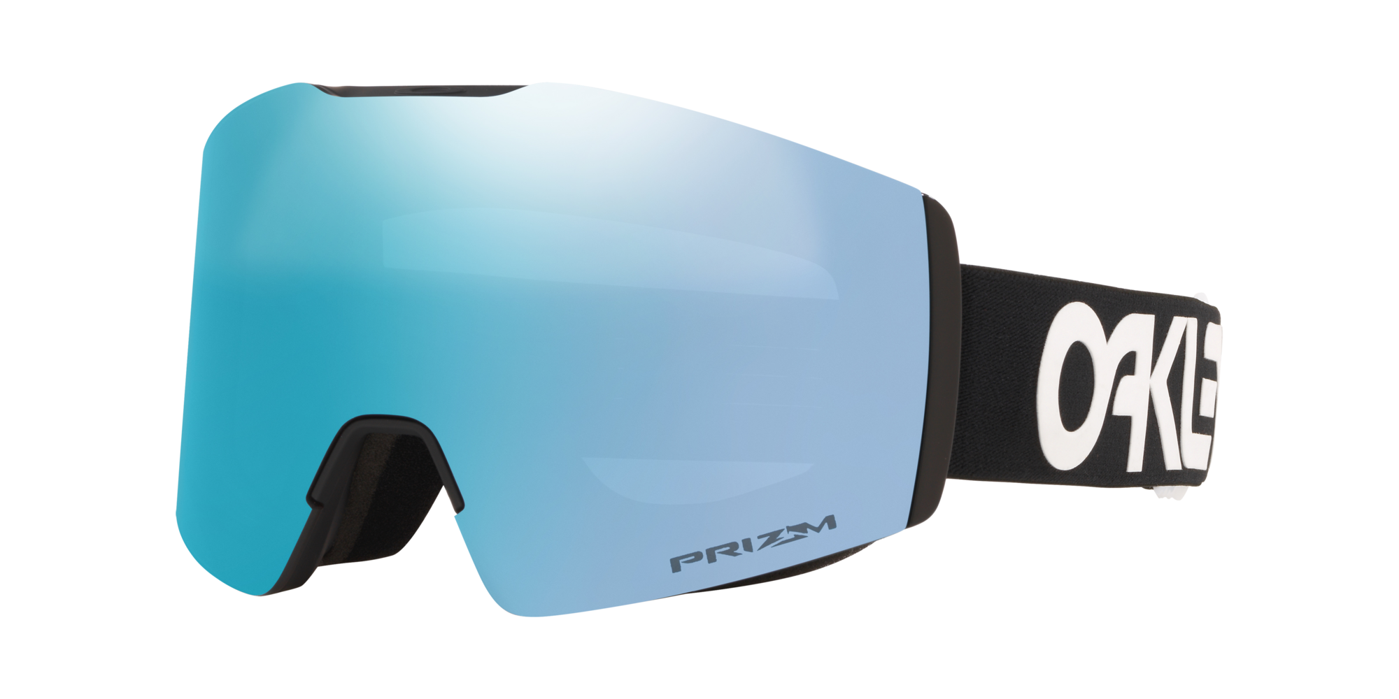 Oakley Unisex Oakley OO7103 FALL LINE M 710325 Maschere da sci O_Matter Nero Blu Maschera Normale Prizm