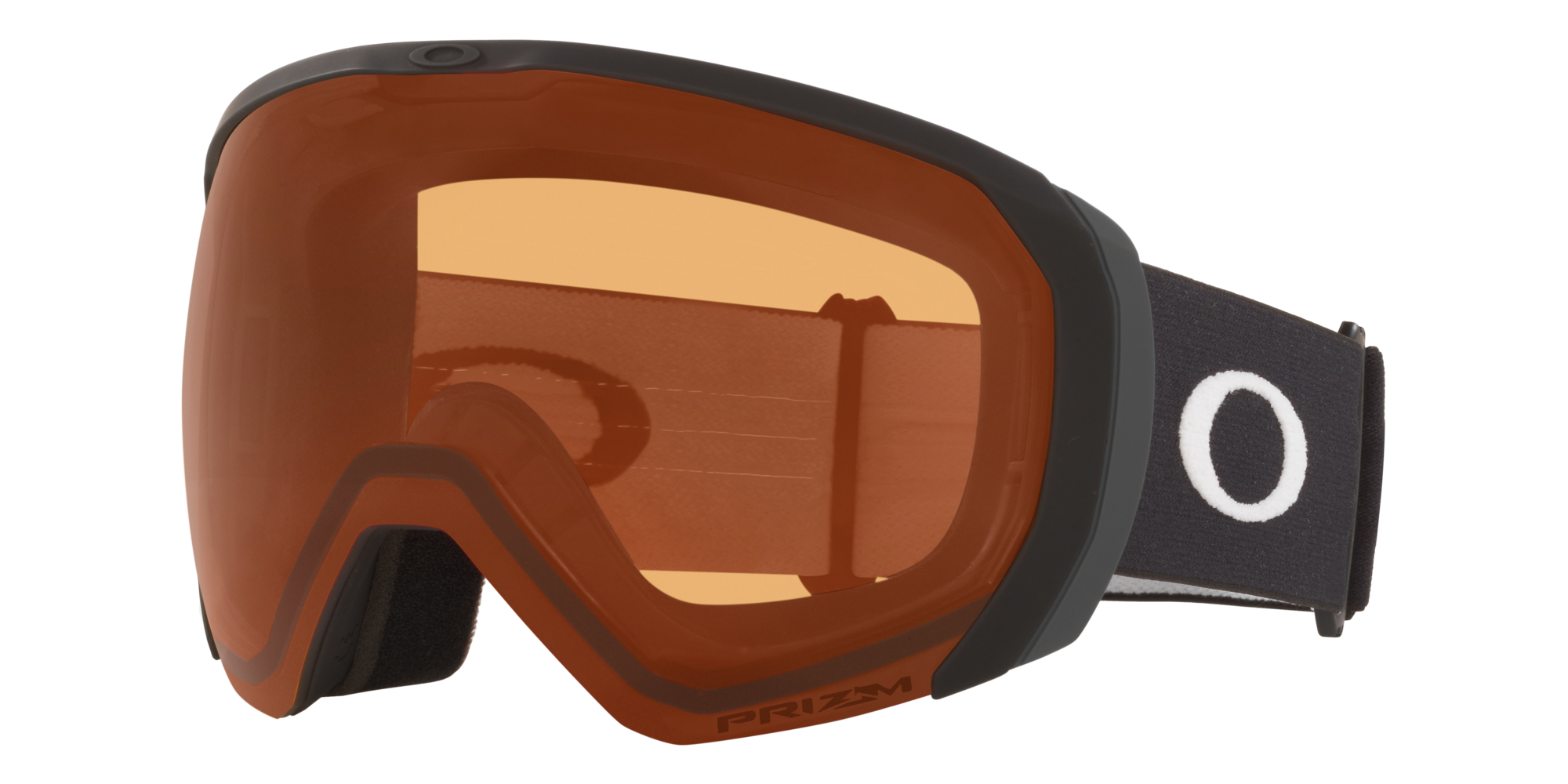 Oakley Unisex Oakley OO7110 FLIGHT PATH L 711003 Maschere da sci O_Matter Nero Marrone Maschera Normale Prizm