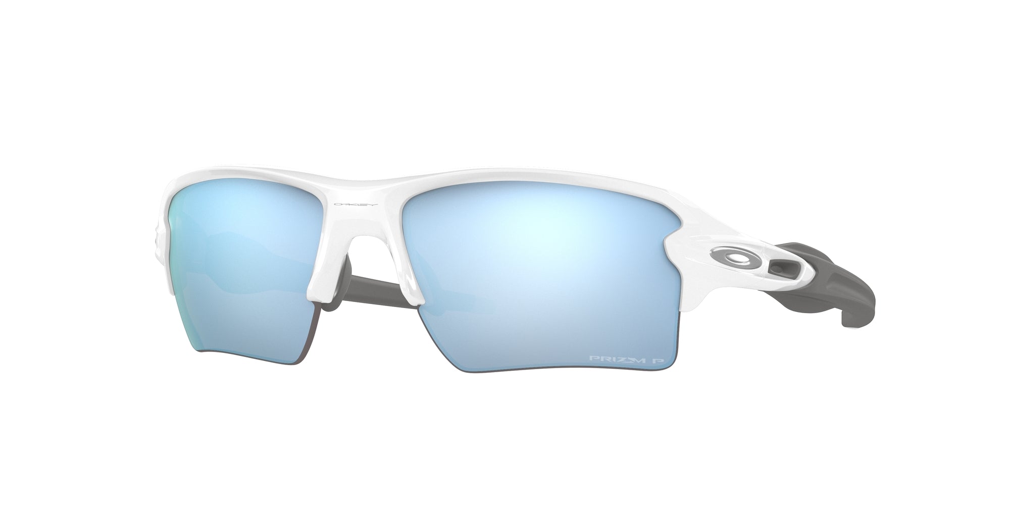 Oakley Unisex Oakley OO9188 FLAK 2.0 XL 918882 Occhiali da sole O_Matter Bianco Blu Squadrata Polarizzata Prizm