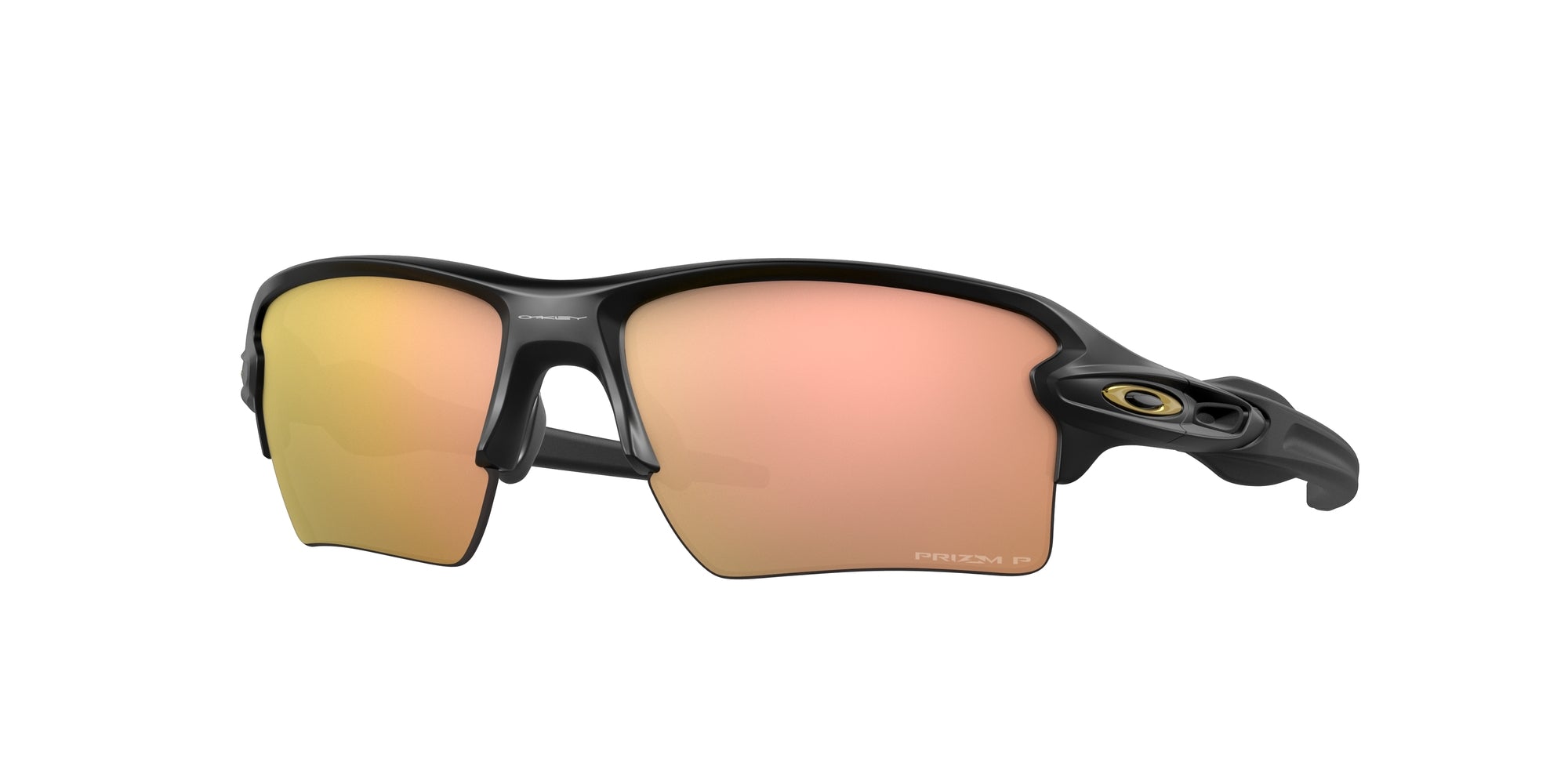 Oakley Unisex Oakley OO9188 FLAK 2.0 XL 9188B3 Occhiali da sole O_Matter Nero Oro Squadrata Polarizzata Prizm