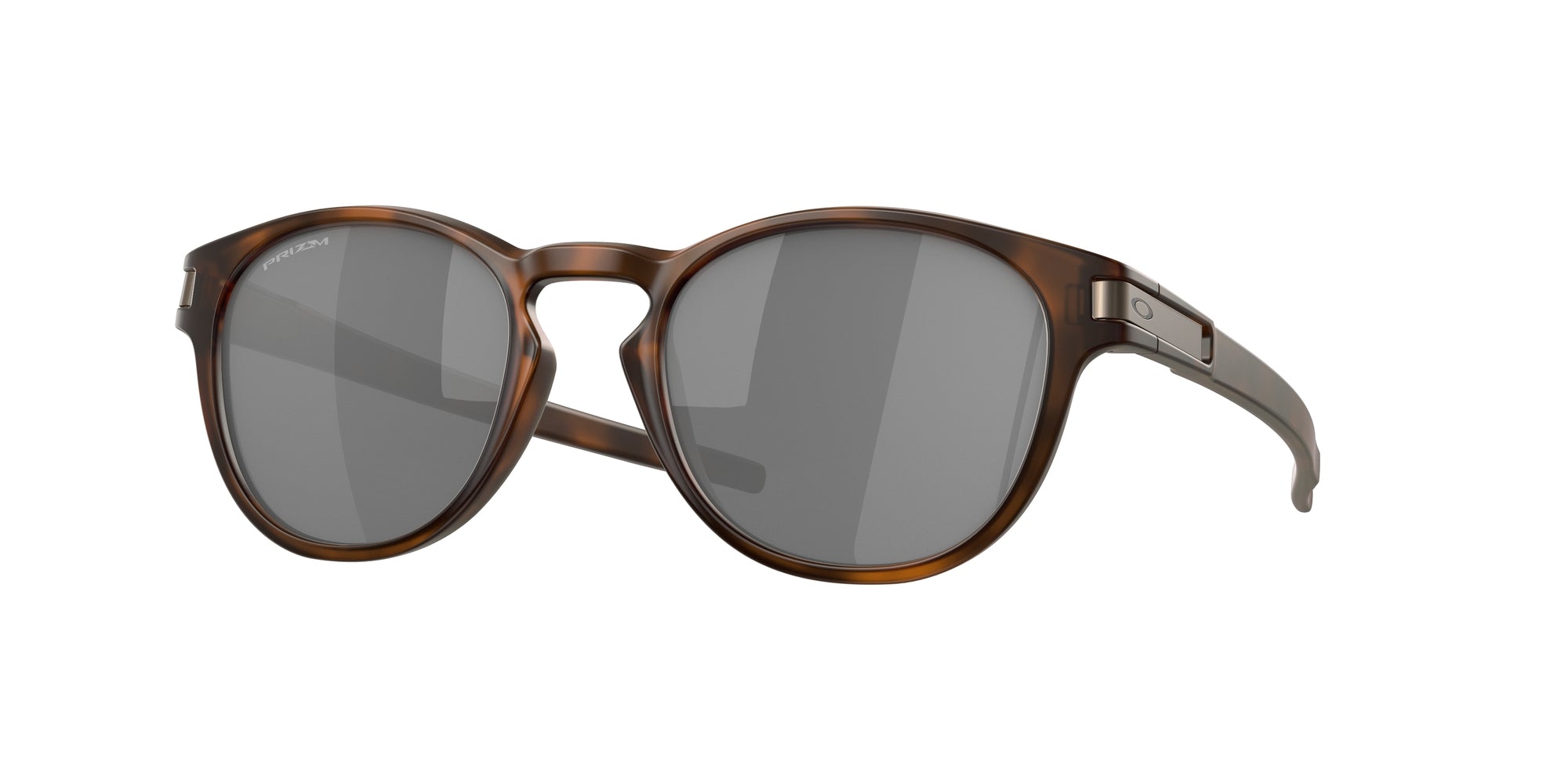 Oakley Unisex Oakley OO9265 LATCH 926522 Occhiali da sole O_Matter Marrone Grigio Rotonda Normale Prizm