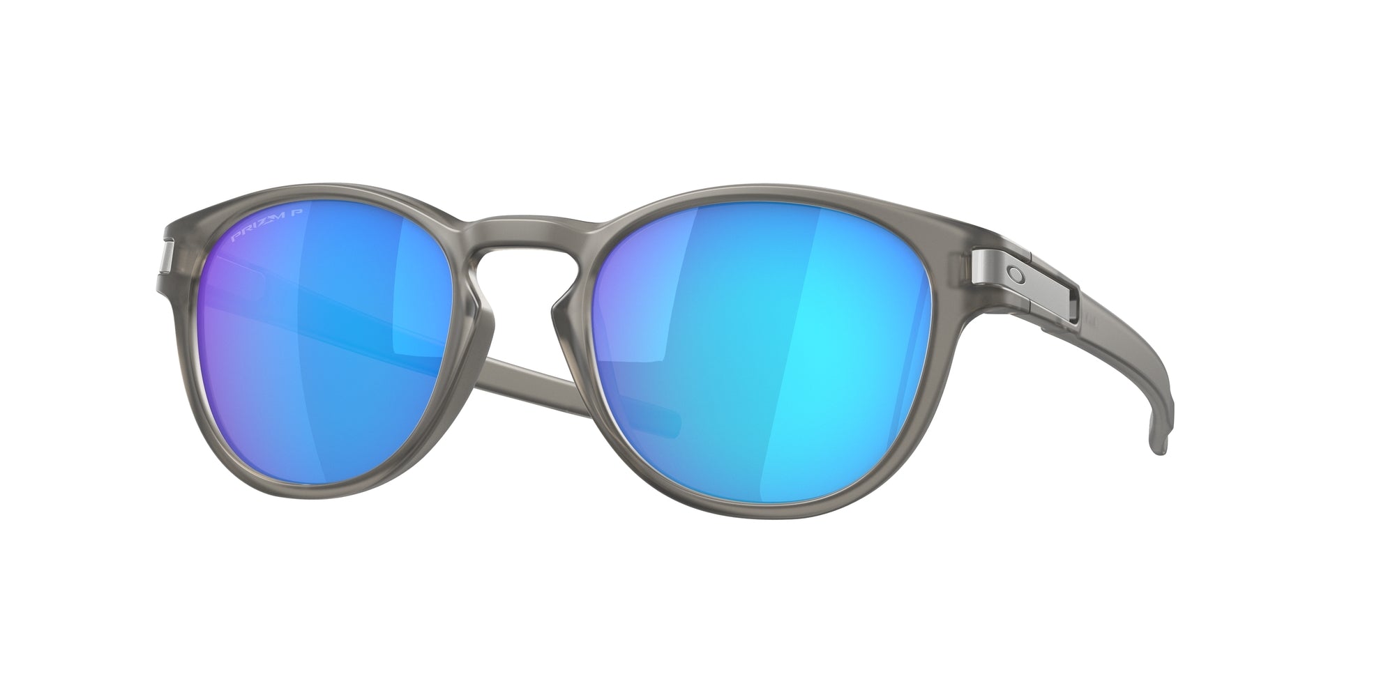Oakley Unisex Oakley OO9265 LATCH 926532 Occhiali da sole O_Matter Grigio Blu Rotonda Polarizzata Prizm