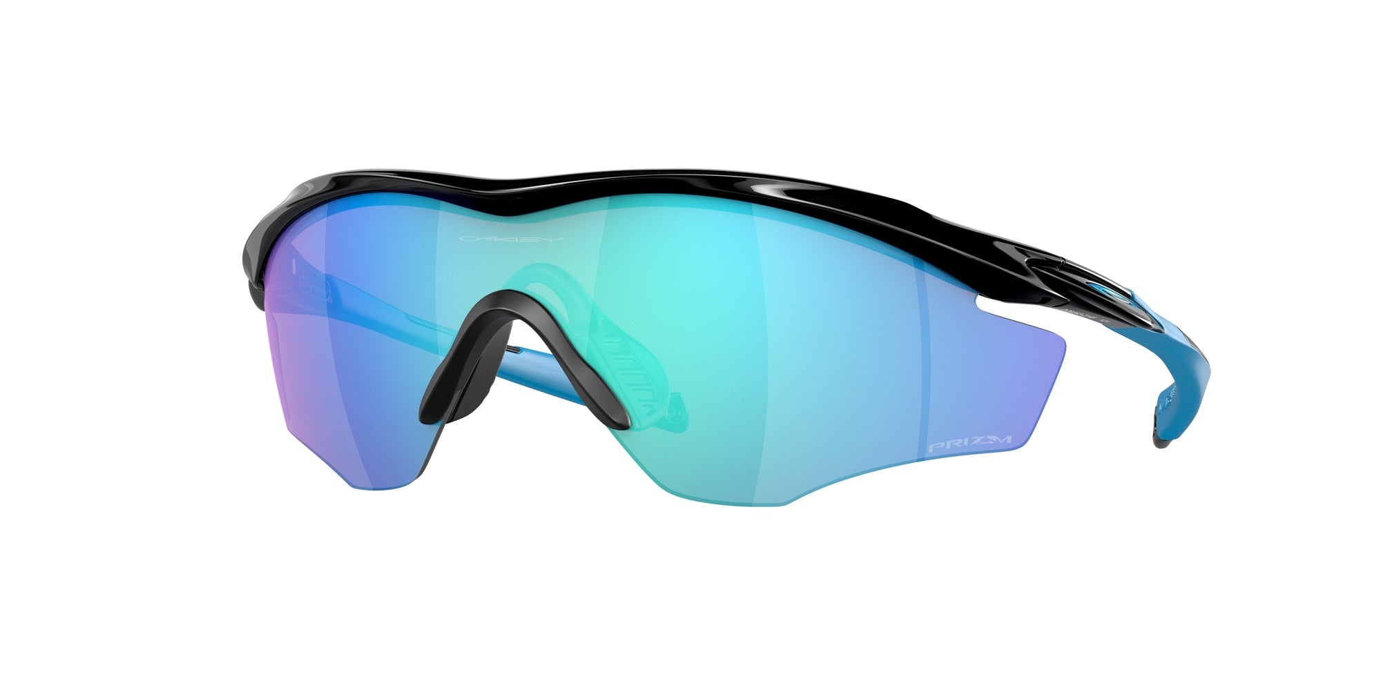 Oakley Unisex Oakley OO9343 M2 FRAME XL 934321 Occhiali da sole O_Matter Nero Blu Maschera Normale Prizm