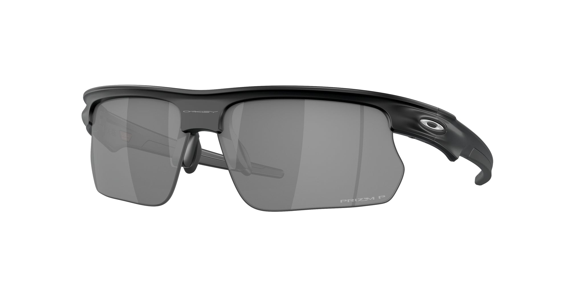 Oakley Unisex Oakley OO9400 BISPHAERA 940001 Occhiali da sole O_Matter Nero Grigio Squadrata Polarizzata Prizm