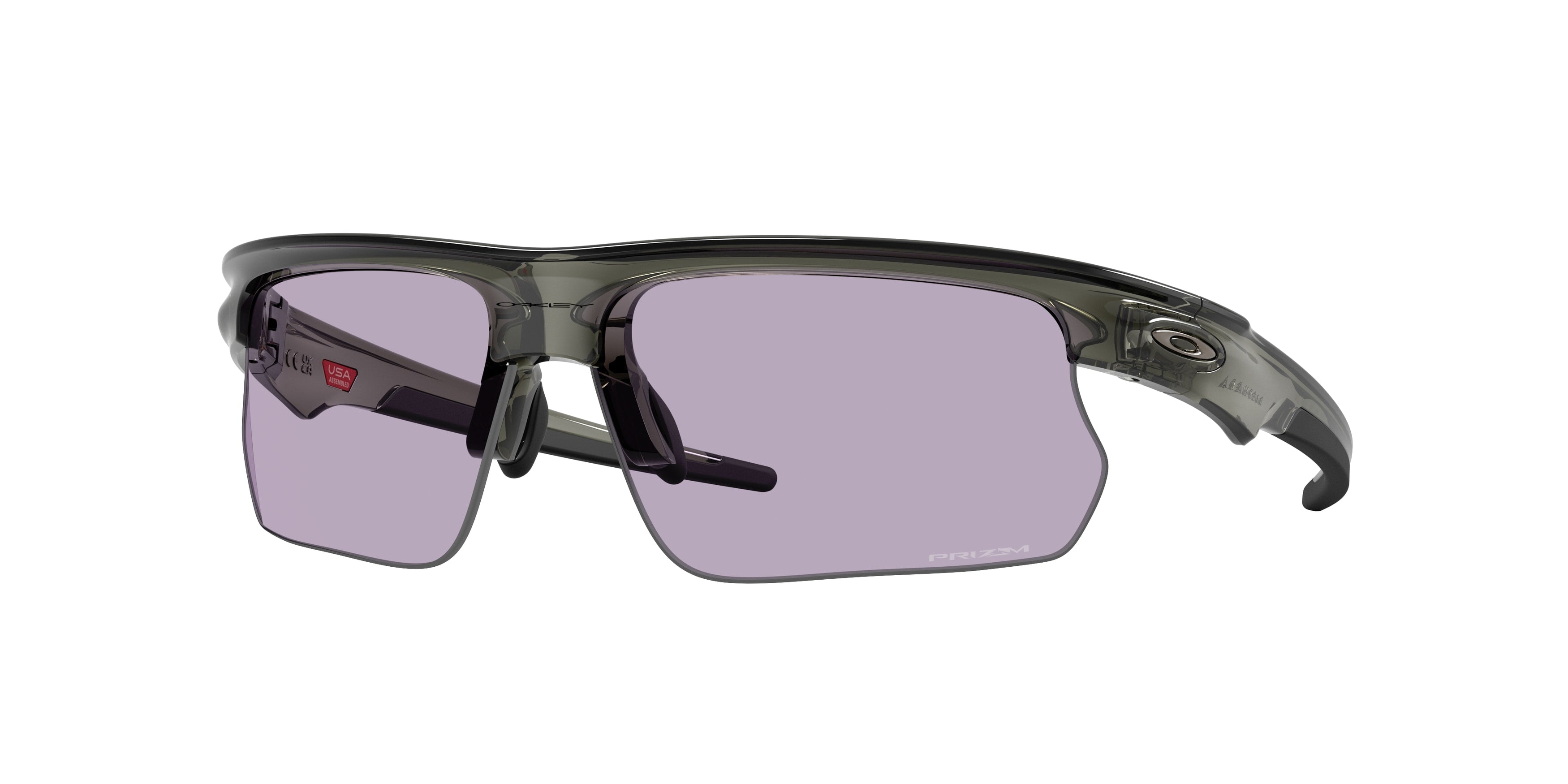 Oakley Unisex Oakley OO9400 BISPHAERA 940027 Occhiali da sole O_Matter Grigio Viola Squadrata Normale Prizm