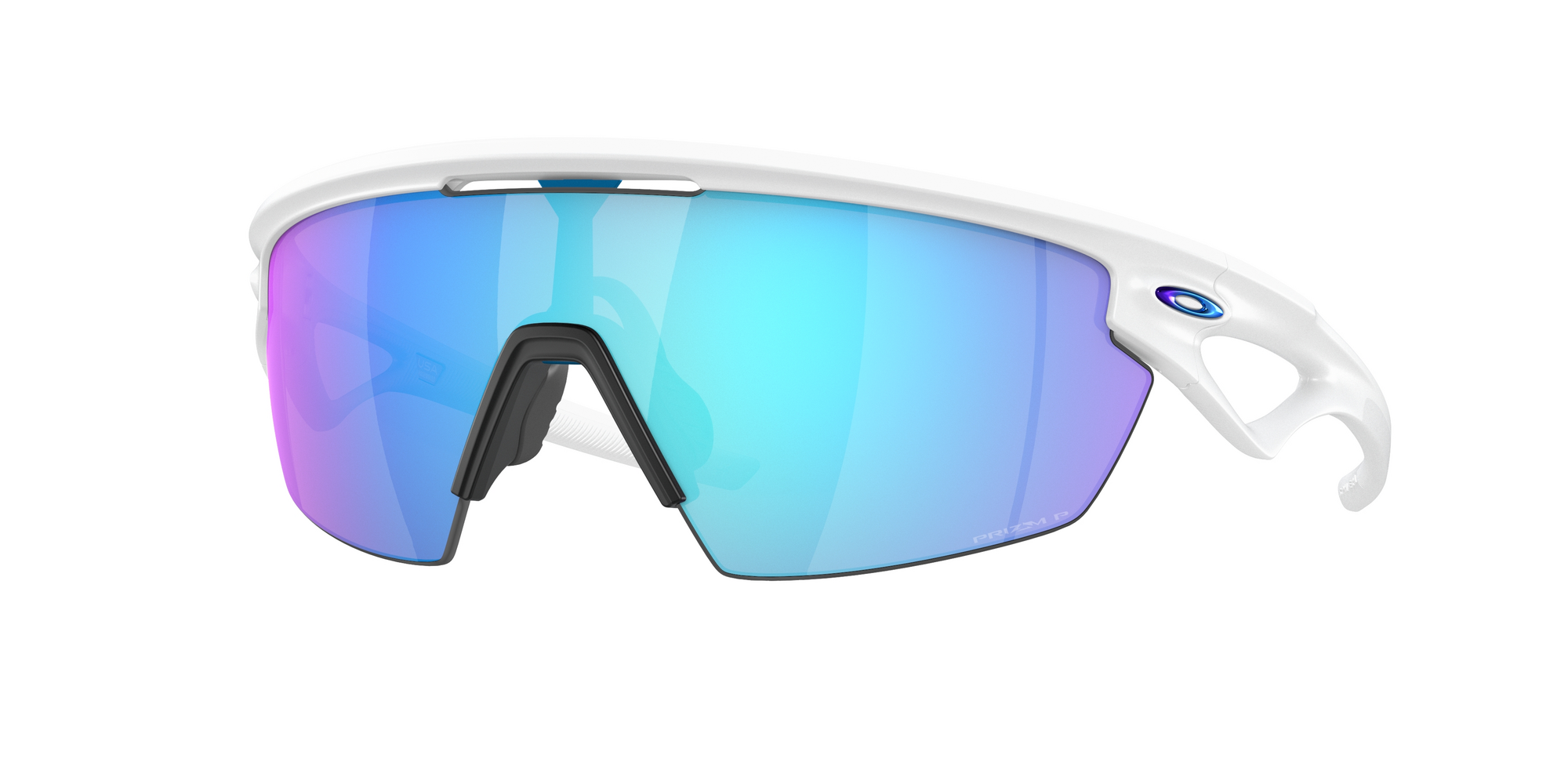 Oakley Unisex Oakley OO9403 SPHAERA 940302 Occhiali da sole O_Matter Bianco Prizm Sapphire Polarized Maschera Polarizzata Prizm