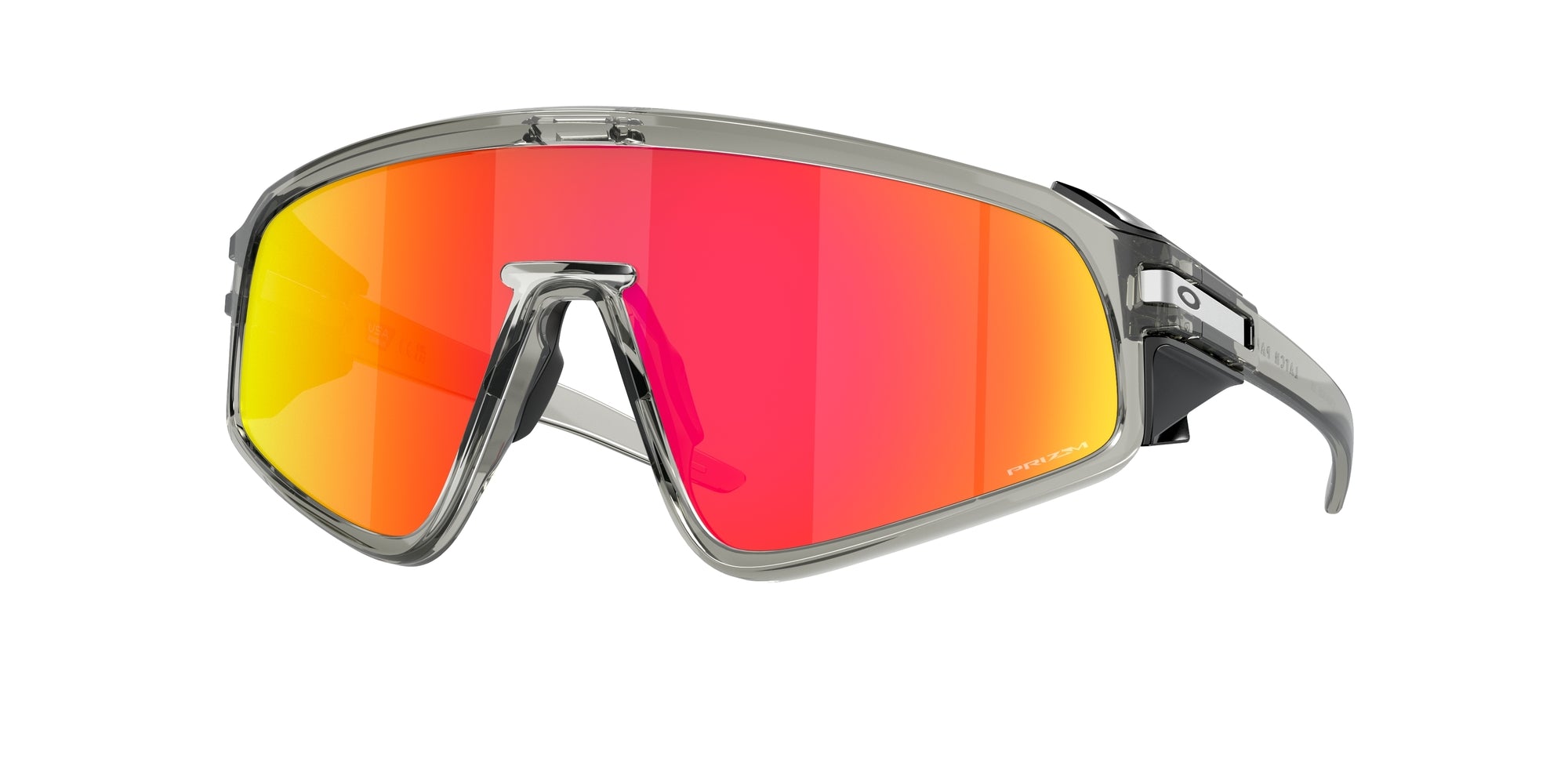 Oakley Unisex Oakley OO9404 LATCH PANEL 940404 Occhiali da sole O_Matter Grigio Rosso Maschera Normale Prizm Oakley Unisex Oakley OO9404 LATCH PANEL 940404 Occhiali da sole O_Matter Grigio Rosso Maschera Normale Prizm