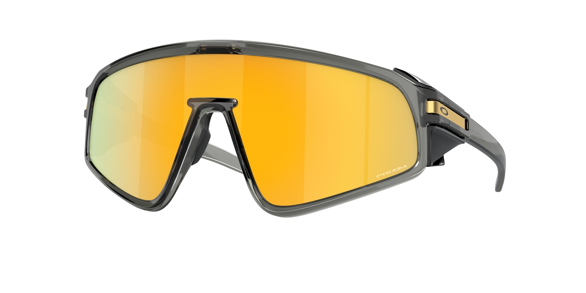 Oakley Unisex Oakley OO9404 LATCH PANEL 940405 Occhiali da sole O_Matter Grigio Oro Maschera Normale Prizm