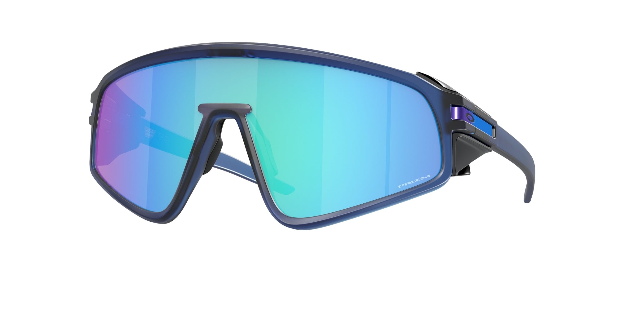 Oakley Unisex Oakley OO9404 LATCH PANEL 940406 Occhiali da sole O_Matter Blu Blu Maschera Normale Prizm