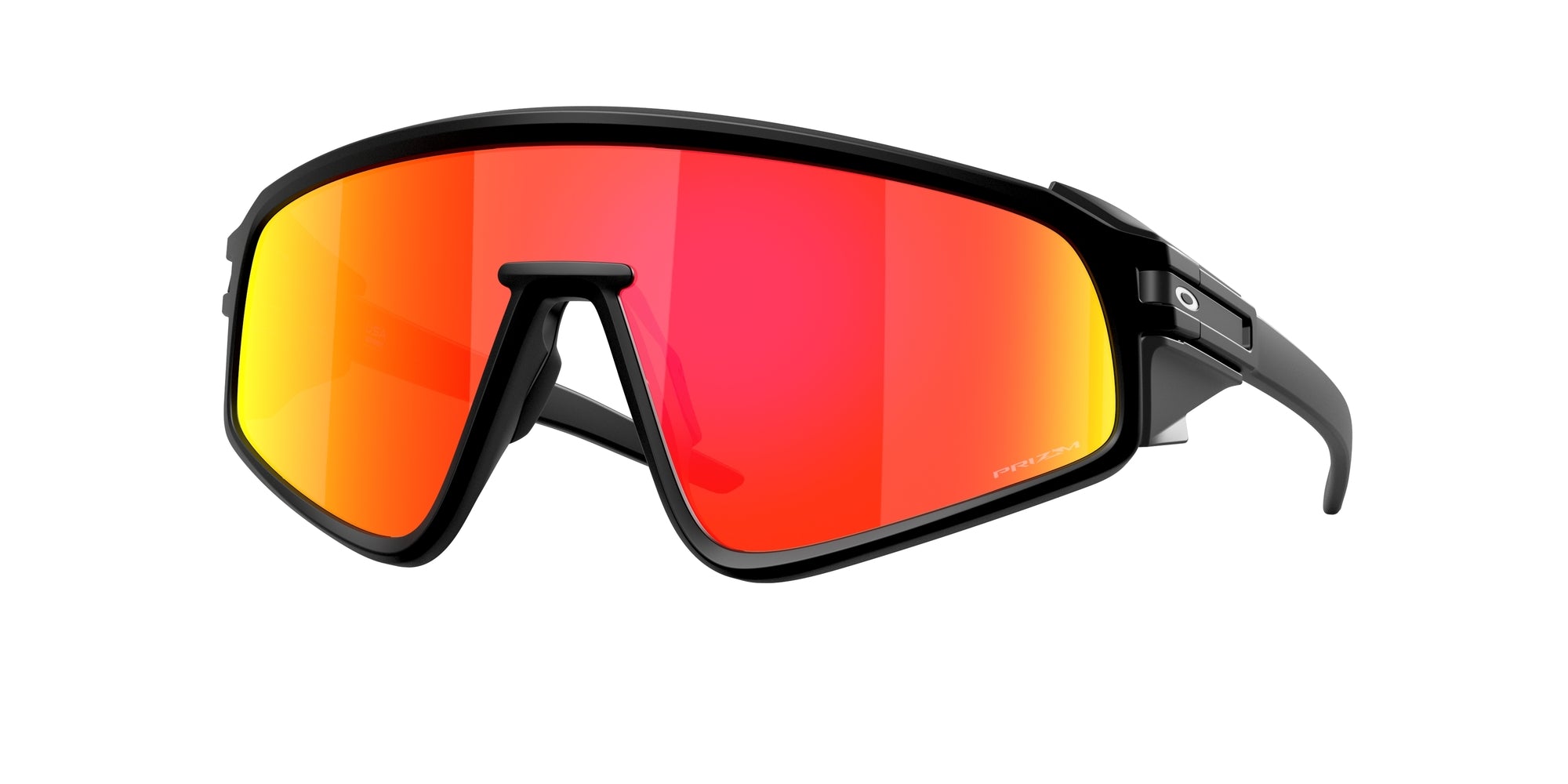 Oakley Unisex Oakley OO9404 LATCH PANEL 940416 Occhiali da sole O_Matter Nero Rosso Maschera Normale