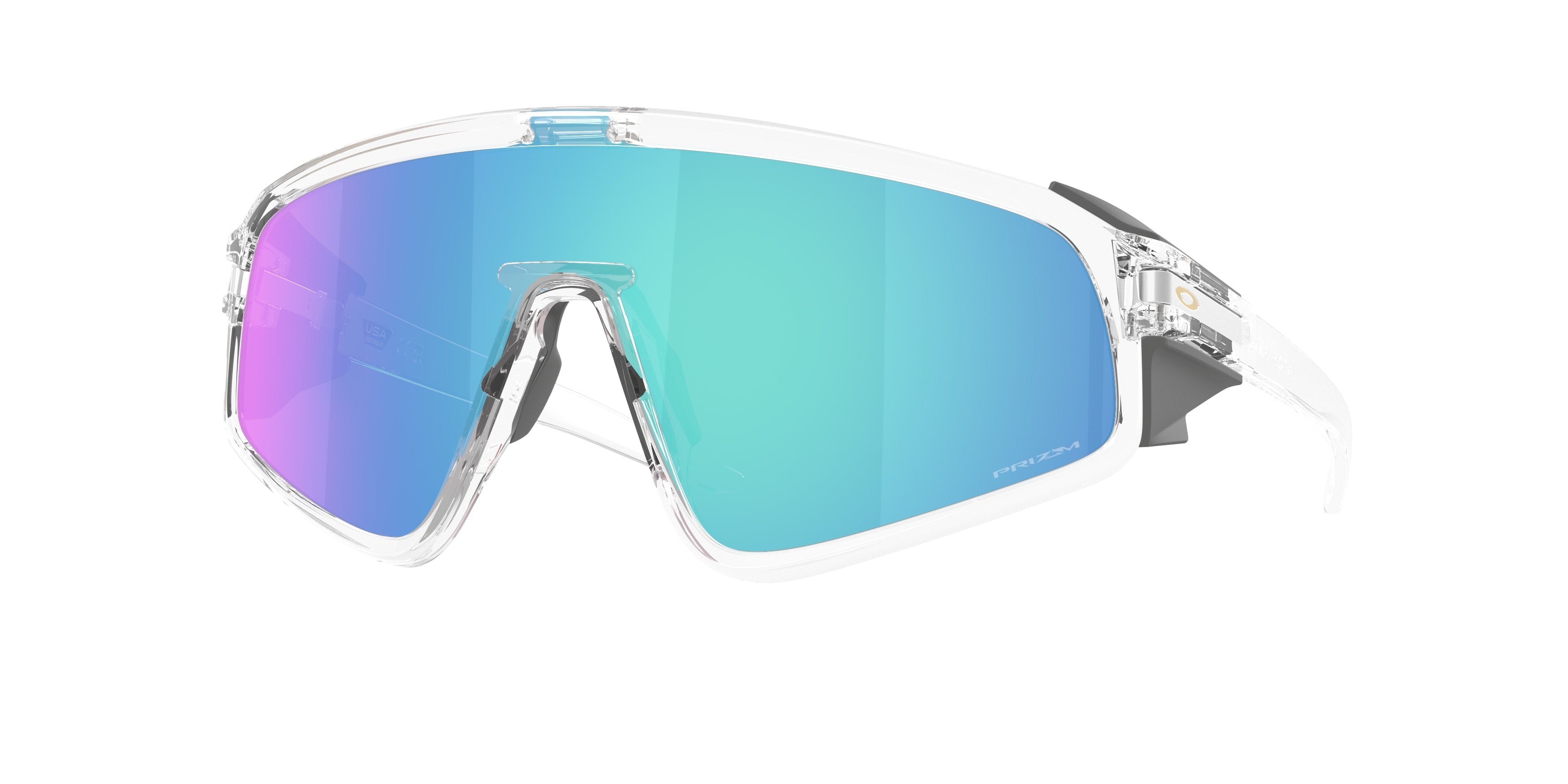 Oakley Unisex Oakley OO9404 LATCH PANEL 940418 Occhiali da sole O_Matter Trasparente Blu Maschera Normale