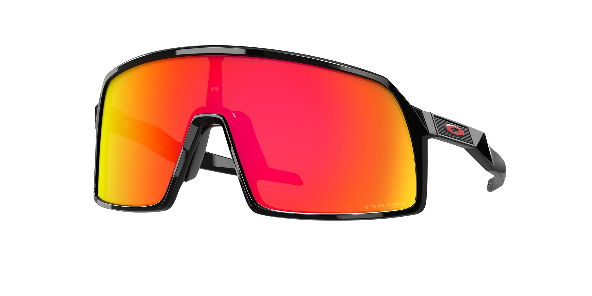 Oakley Unisex Oakley OO9462 SUTRO S 946209 Occhiali da sole O_Matter Nero Rosso Maschera Normale Prizm
